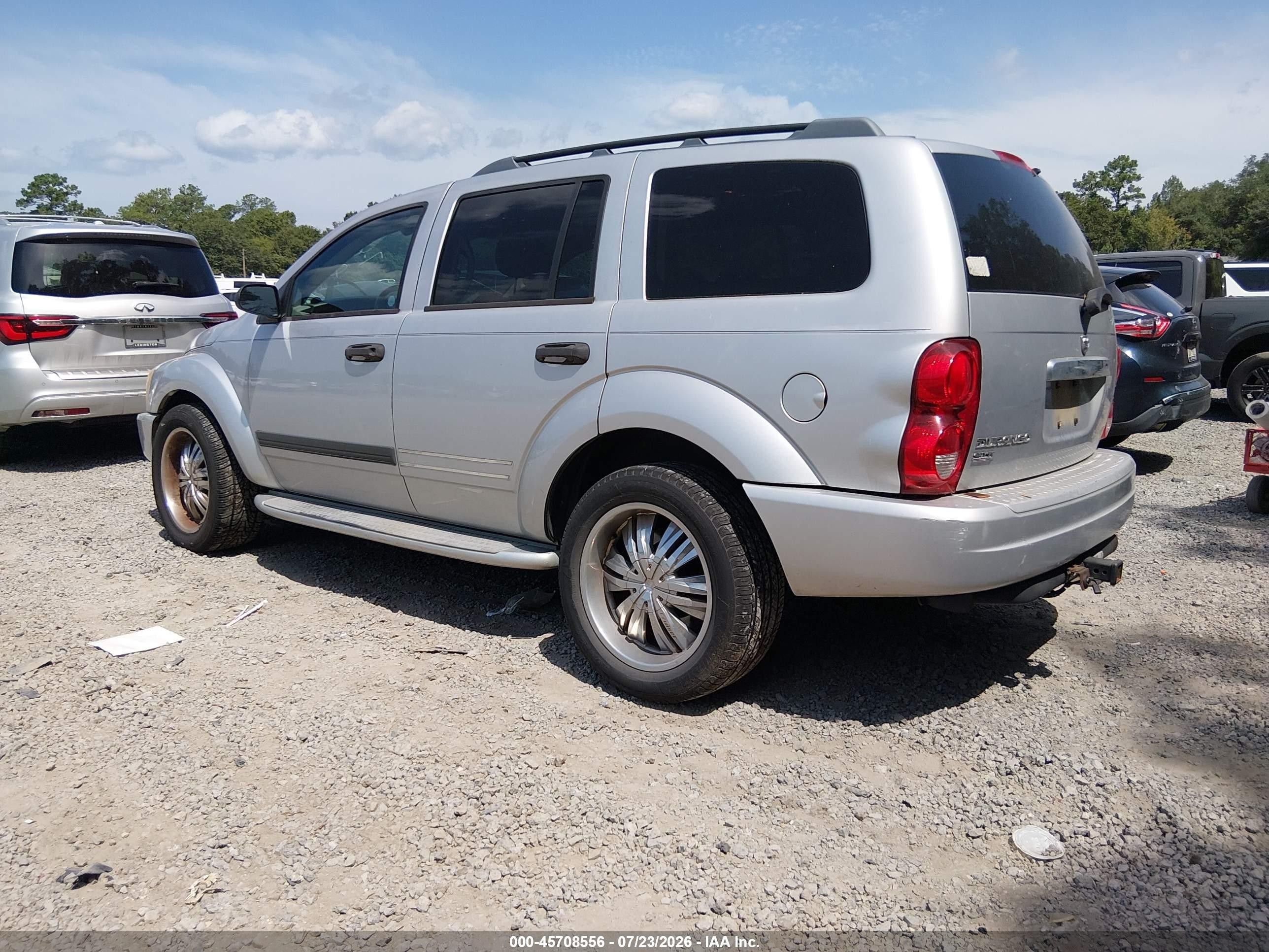 2006 Dodge Durango Slt Silver vin: 1D4HB48N26F186878