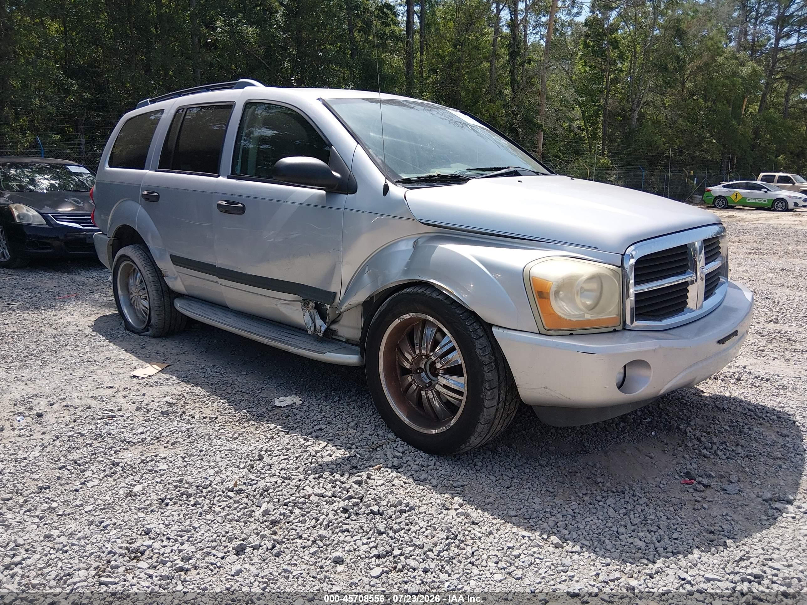 2006 Dodge Durango Slt Silver vin: 1D4HB48N26F186878