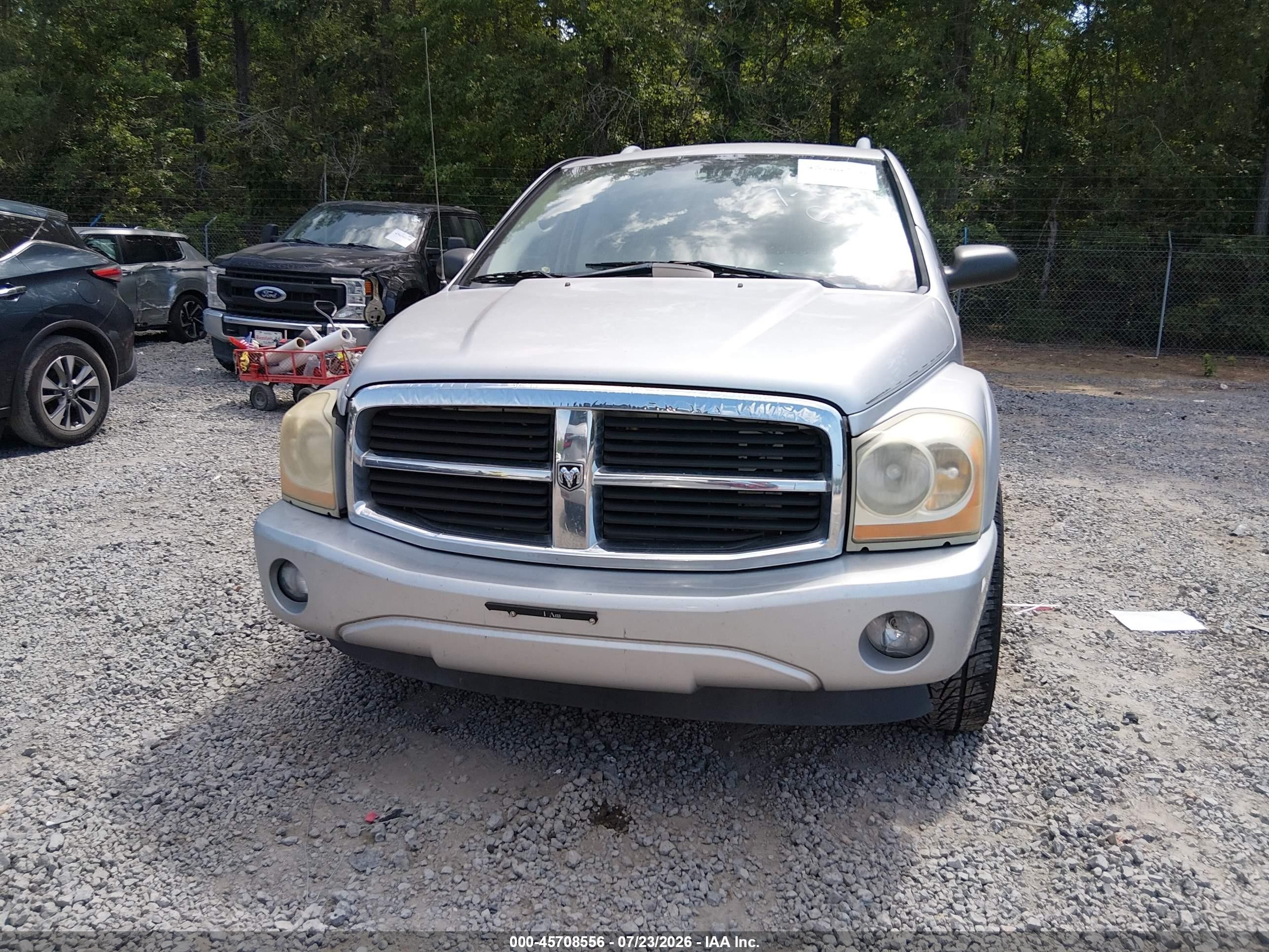 2006 Dodge Durango Slt Silver vin: 1D4HB48N26F186878