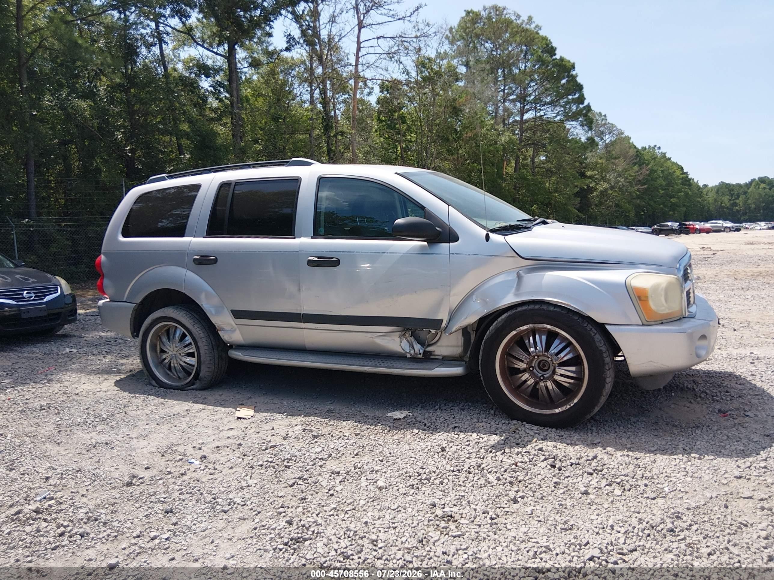 2006 Dodge Durango Slt Silver vin: 1D4HB48N26F186878