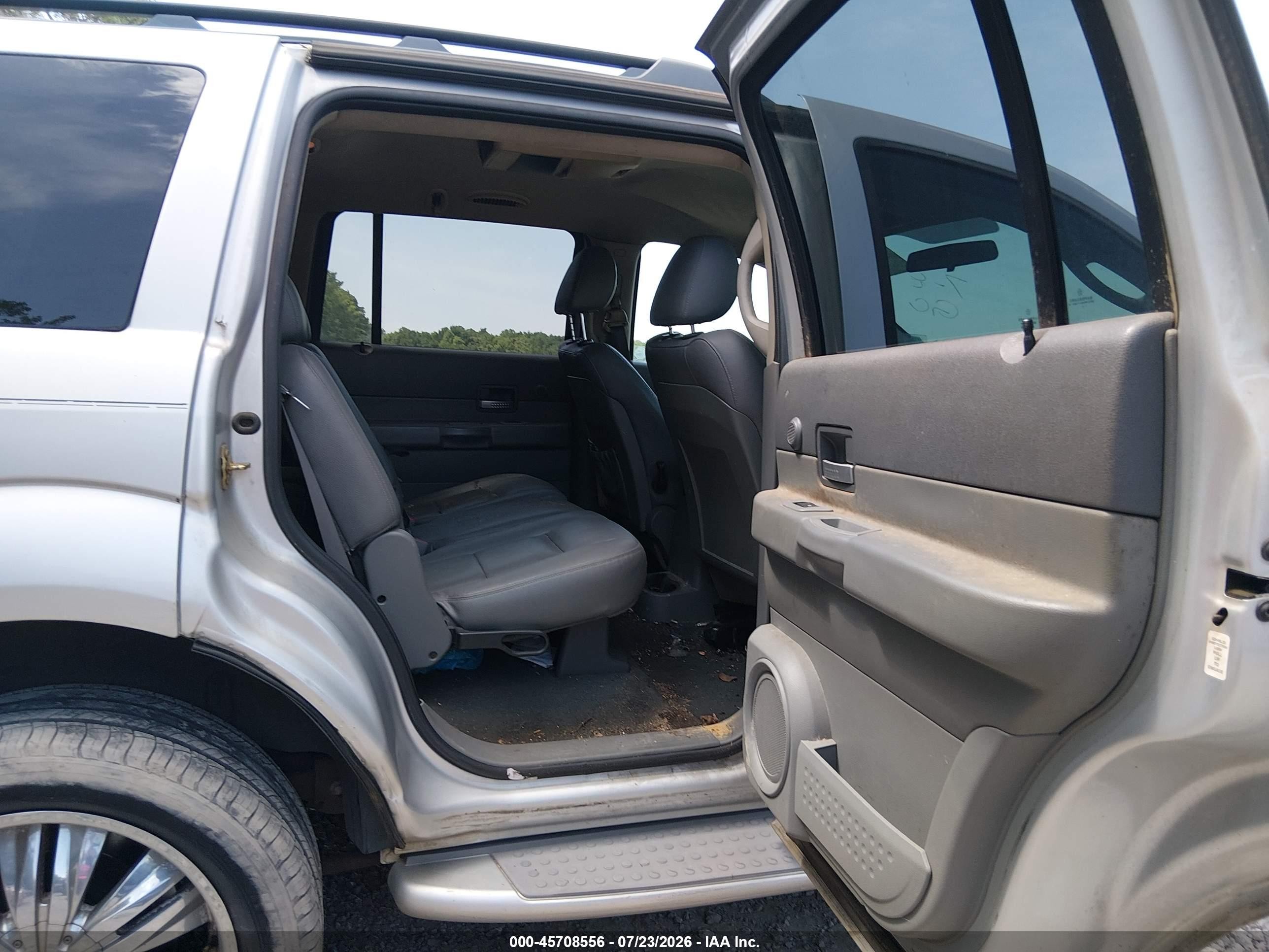 2006 Dodge Durango Slt Silver vin: 1D4HB48N26F186878