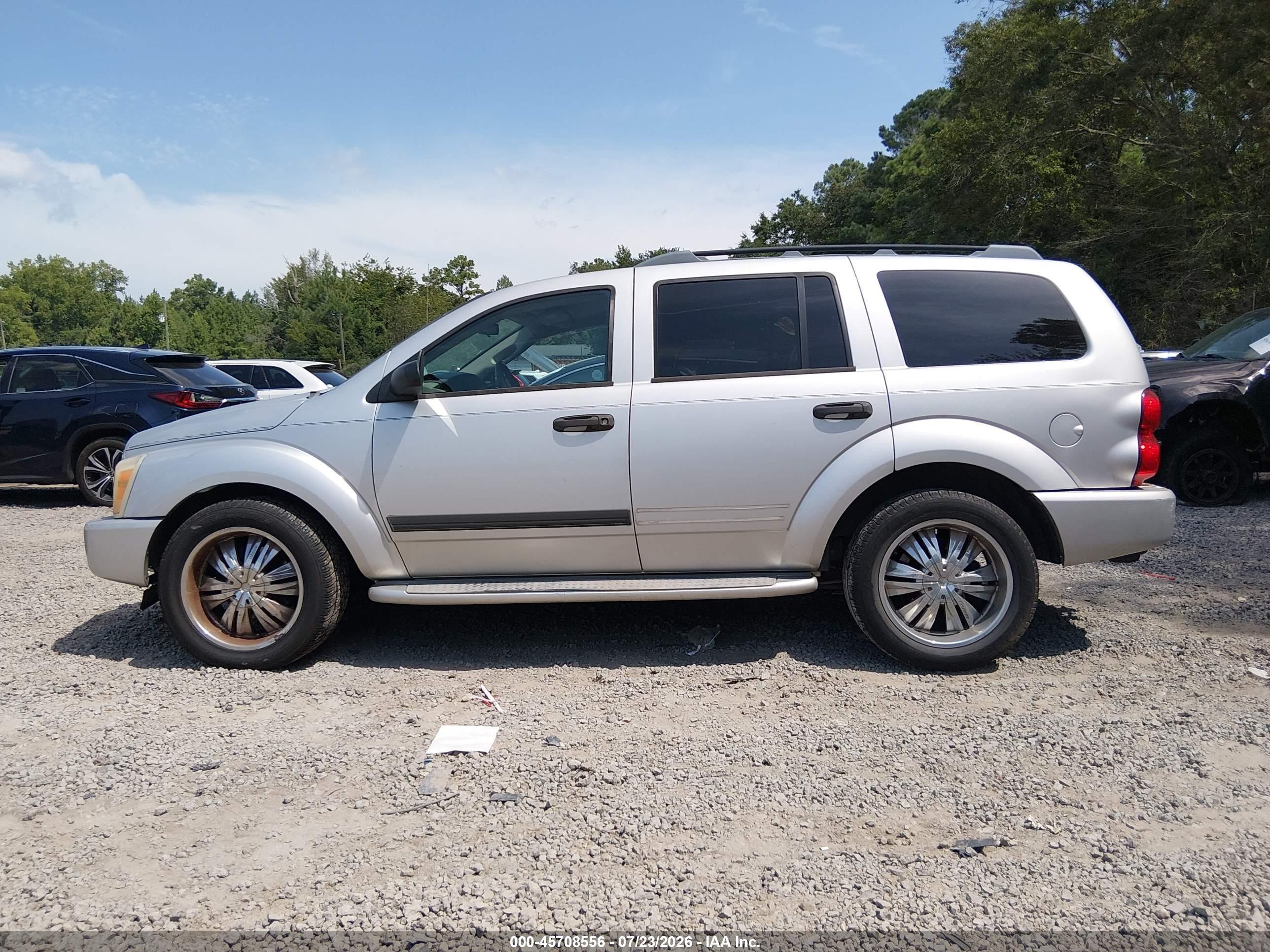 2006 Dodge Durango Slt Silver vin: 1D4HB48N26F186878