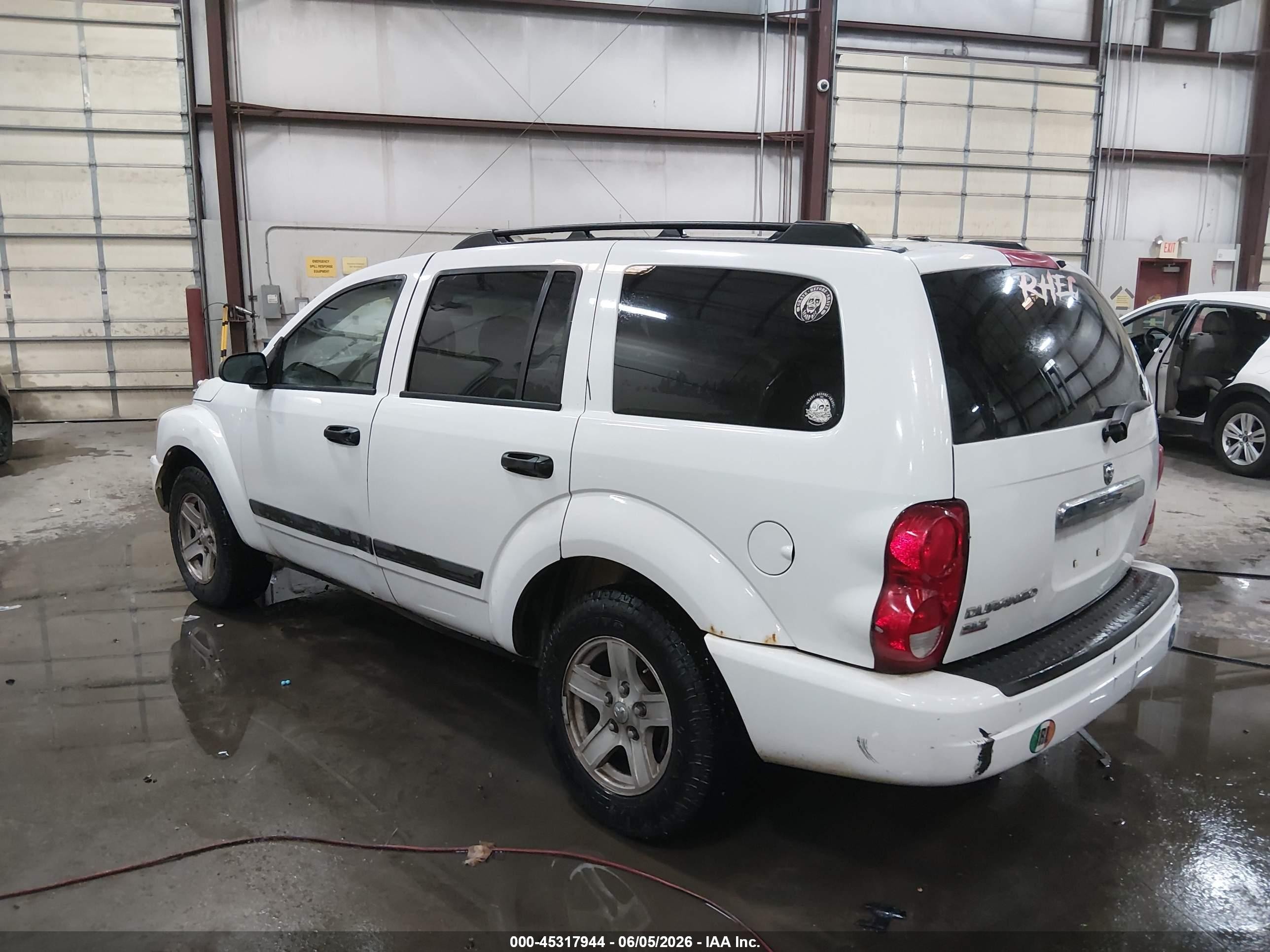 2006 Dodge Durango Slt White vin: 1D4HB48N36F136507
