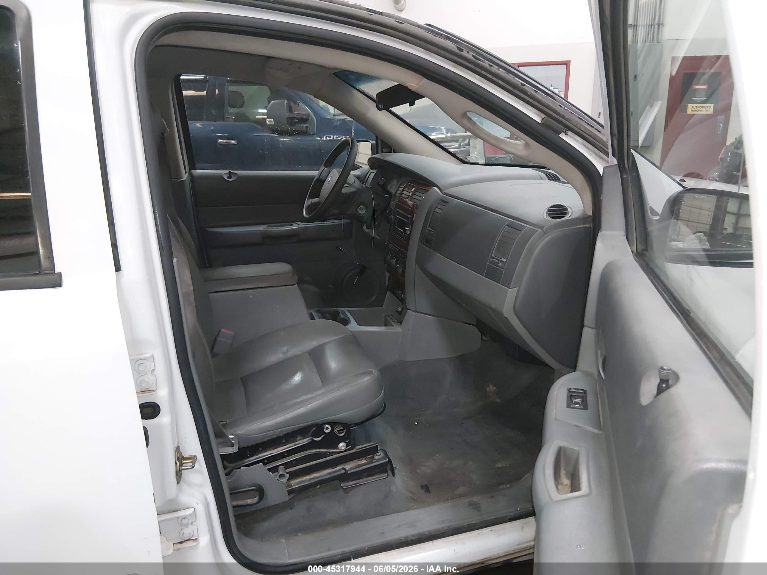 2006 Dodge Durango Slt White vin: 1D4HB48N36F136507