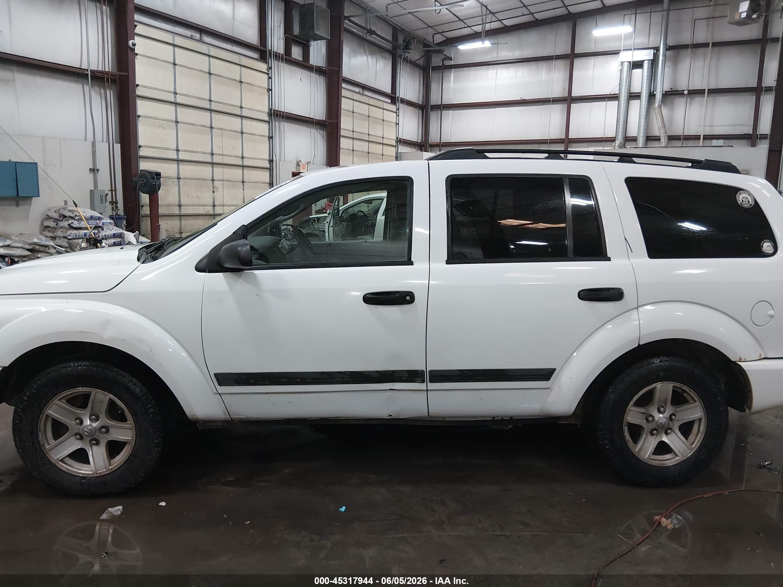 2006 Dodge Durango Slt White vin: 1D4HB48N36F136507