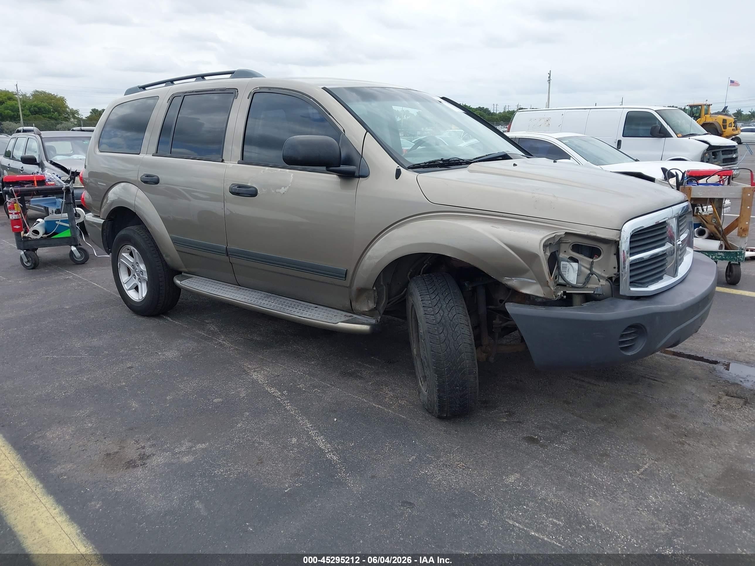 2006 Dodge Durango Slt Tan vin: 1D4HB48N46F167958