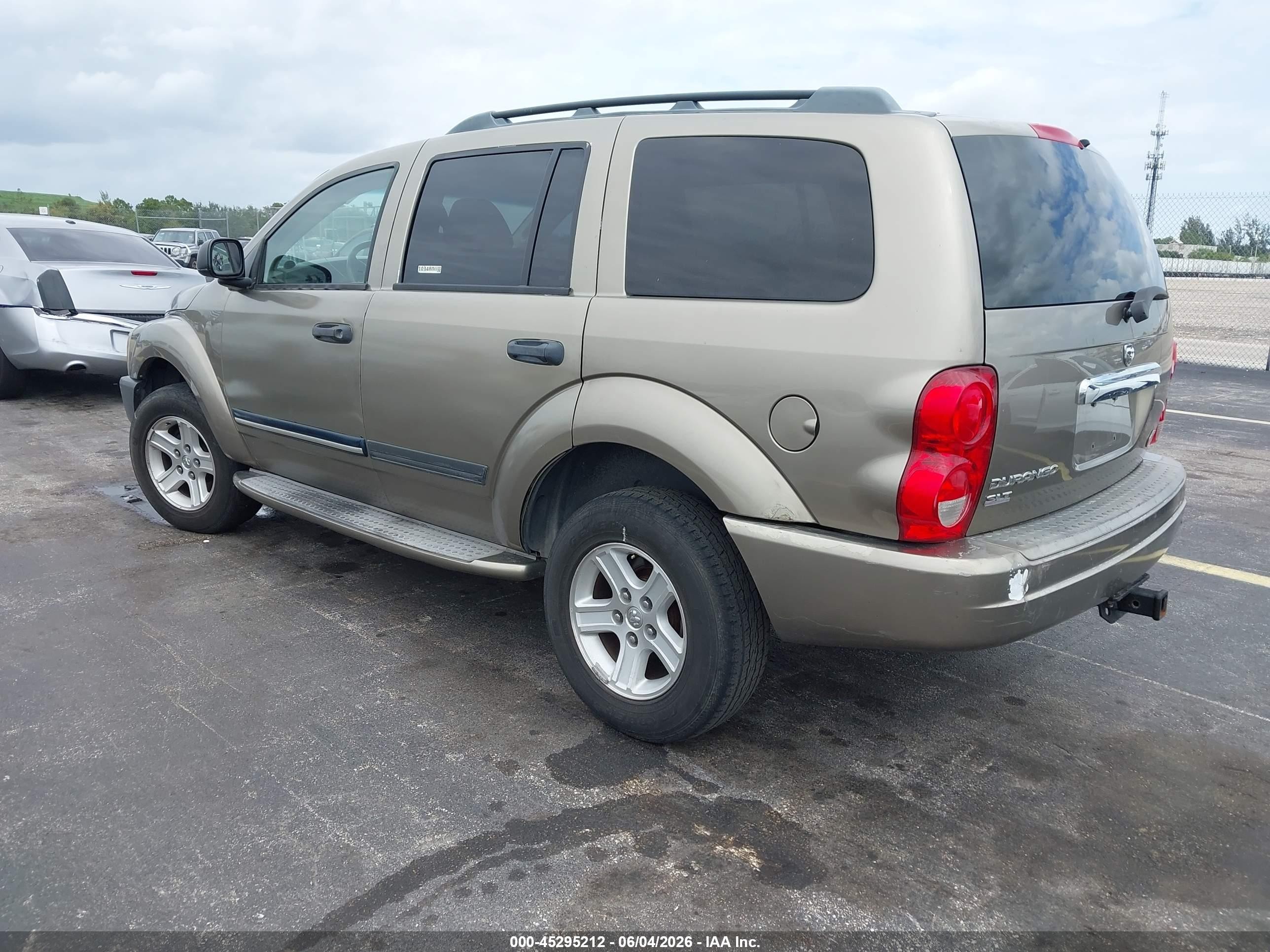 2006 Dodge Durango Slt Tan vin: 1D4HB48N46F167958