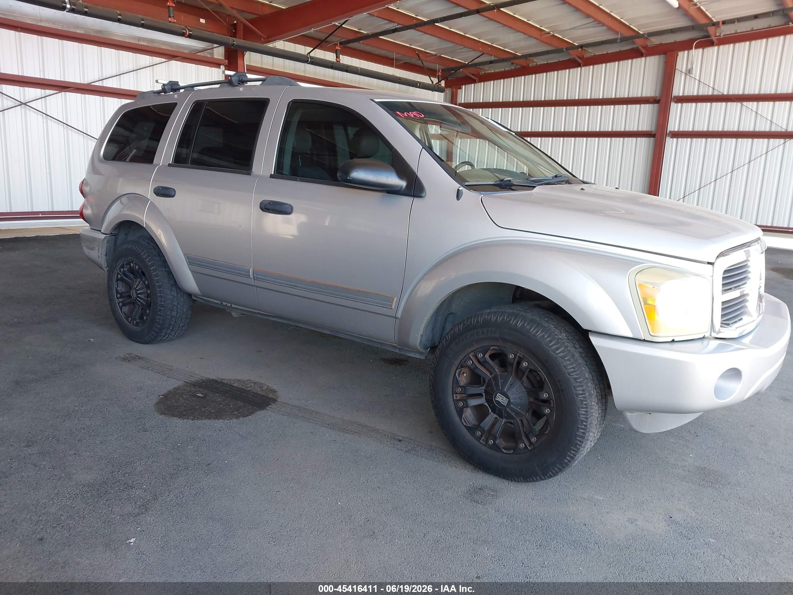 2005 Dodge Durango Slt Silver vin: 1D4HB48N55F563279