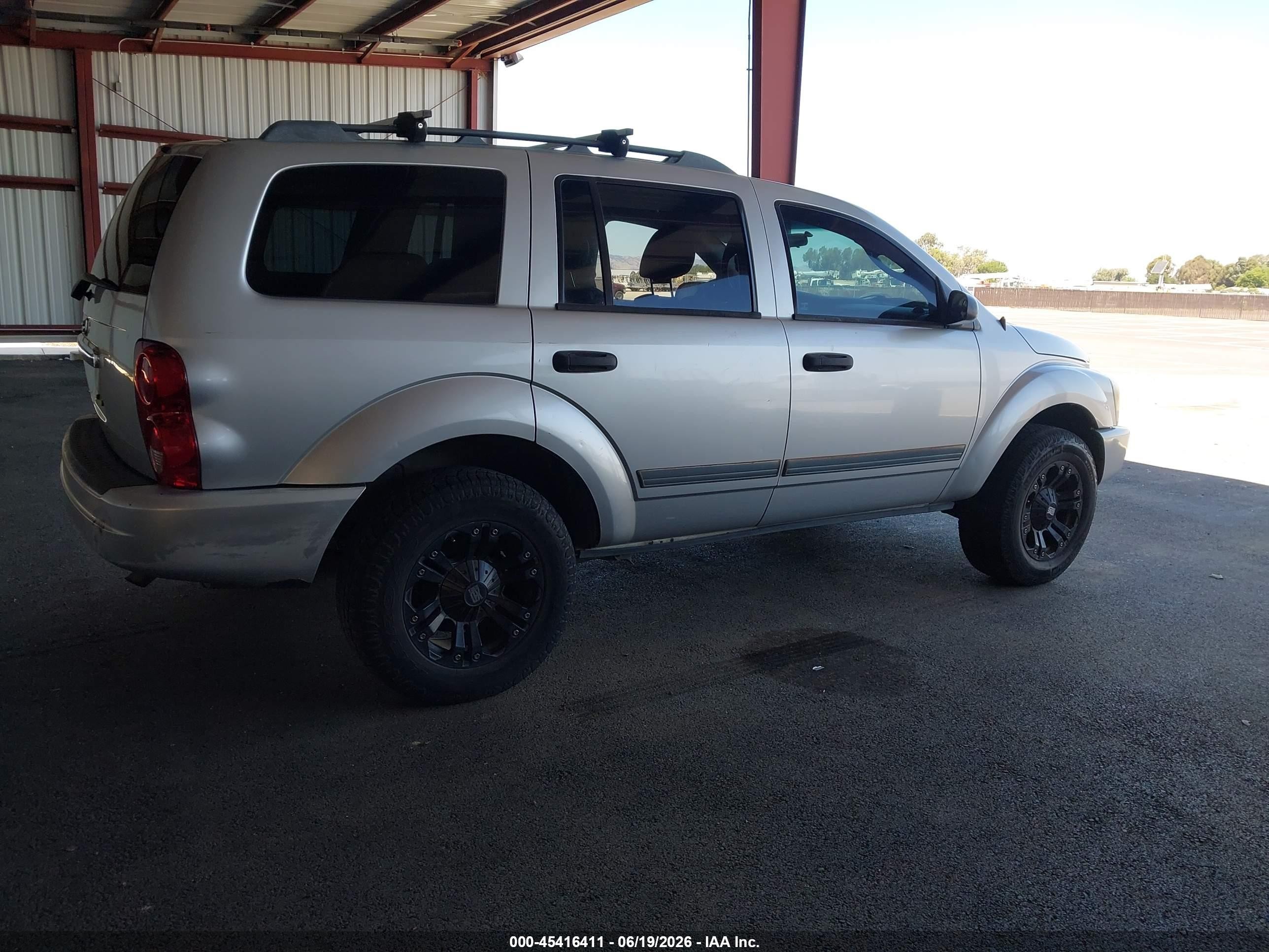 2005 Dodge Durango Slt Silver vin: 1D4HB48N55F563279