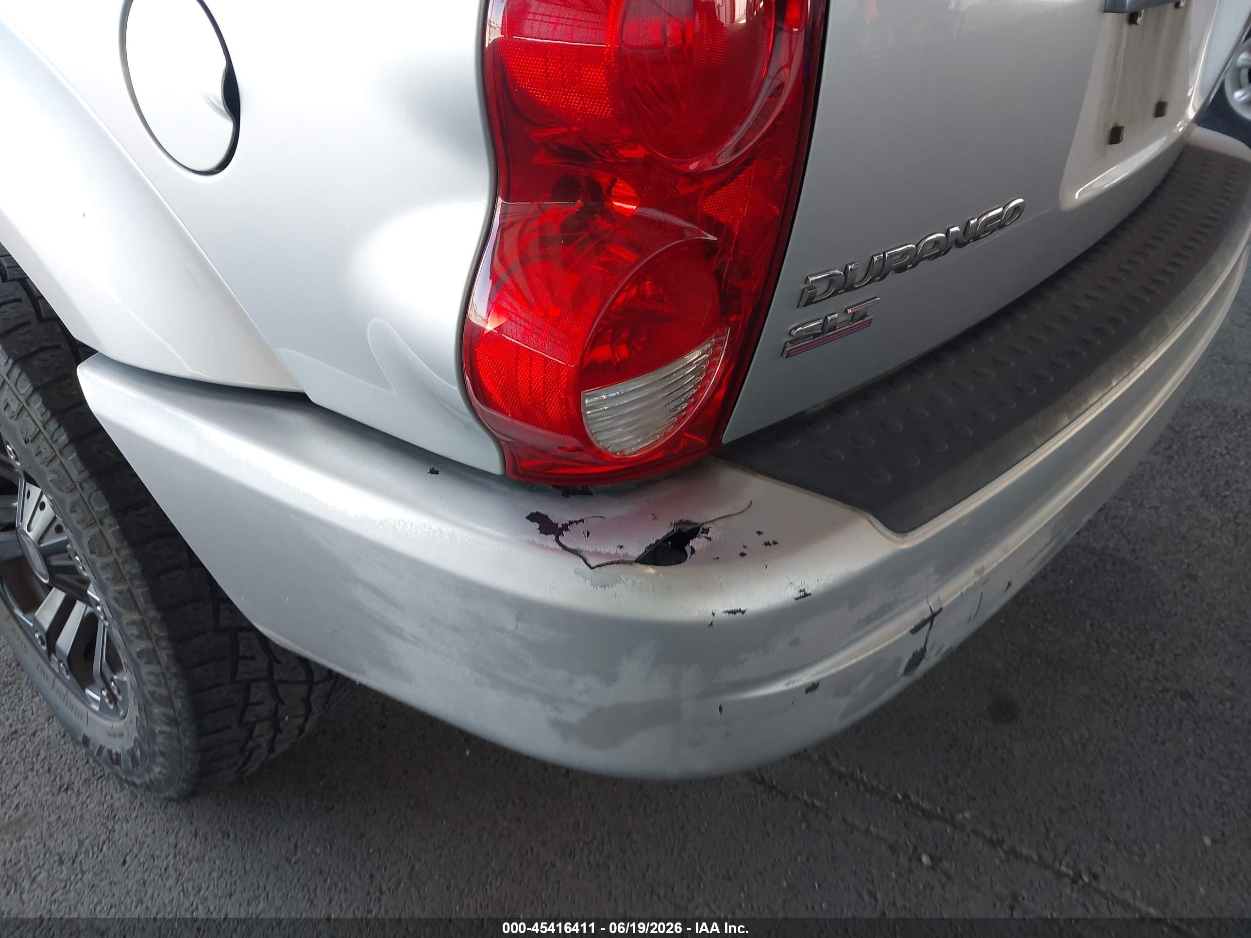 2005 Dodge Durango Slt Silver vin: 1D4HB48N55F563279