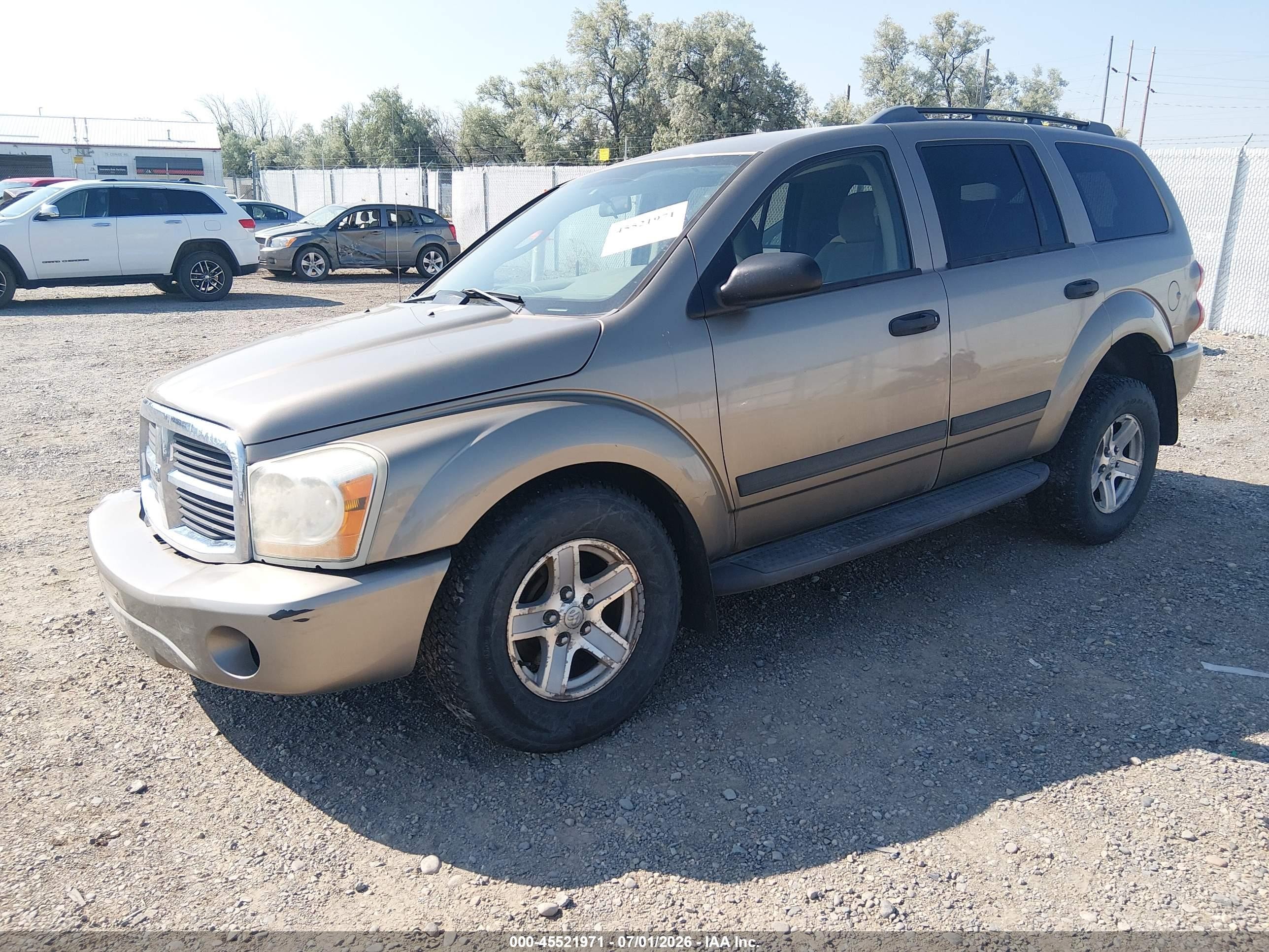 2006 Dodge Durango Slt Champagne vin: 1D4HB48N76F151379