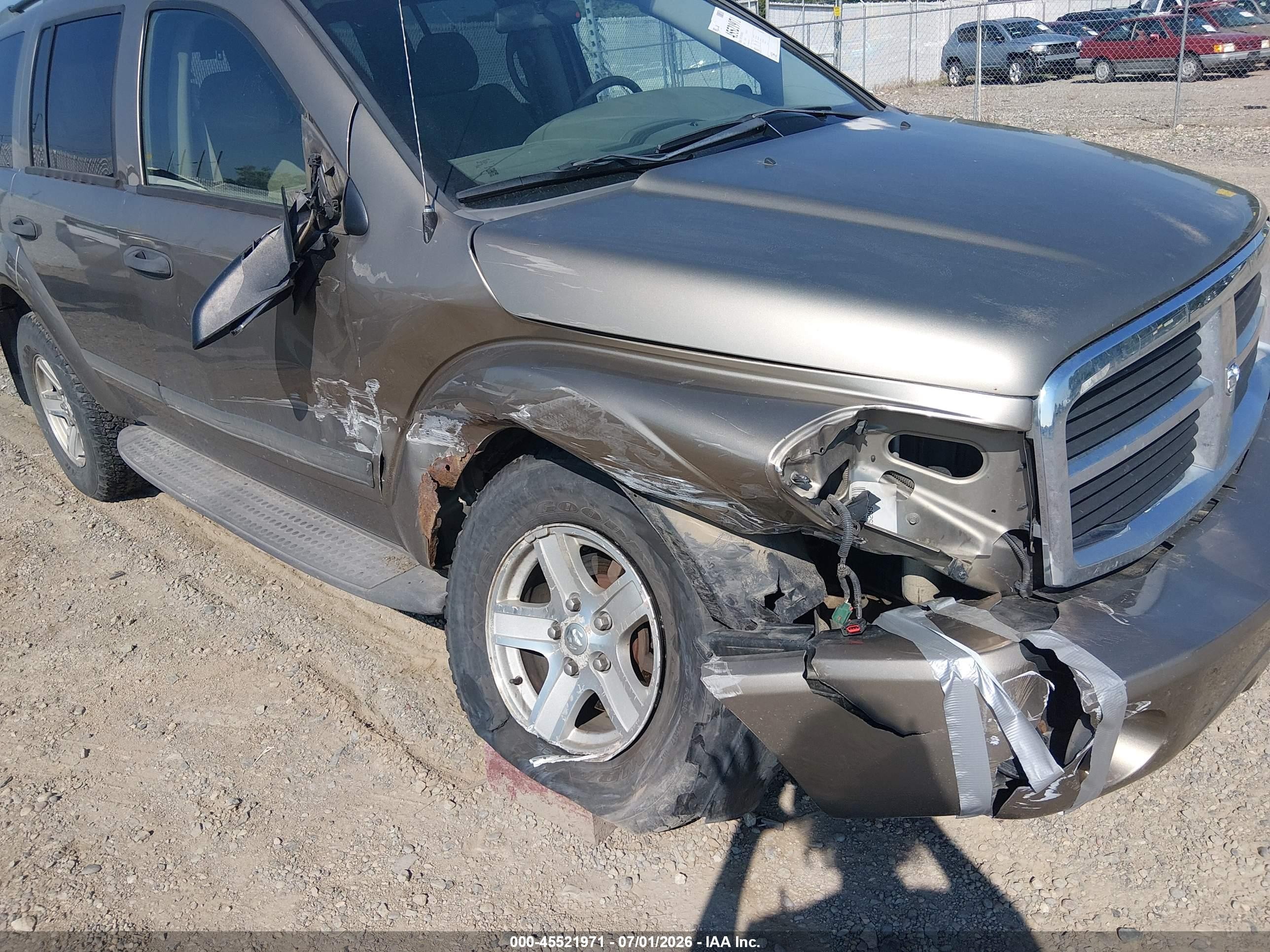 2006 Dodge Durango Slt Champagne vin: 1D4HB48N76F151379