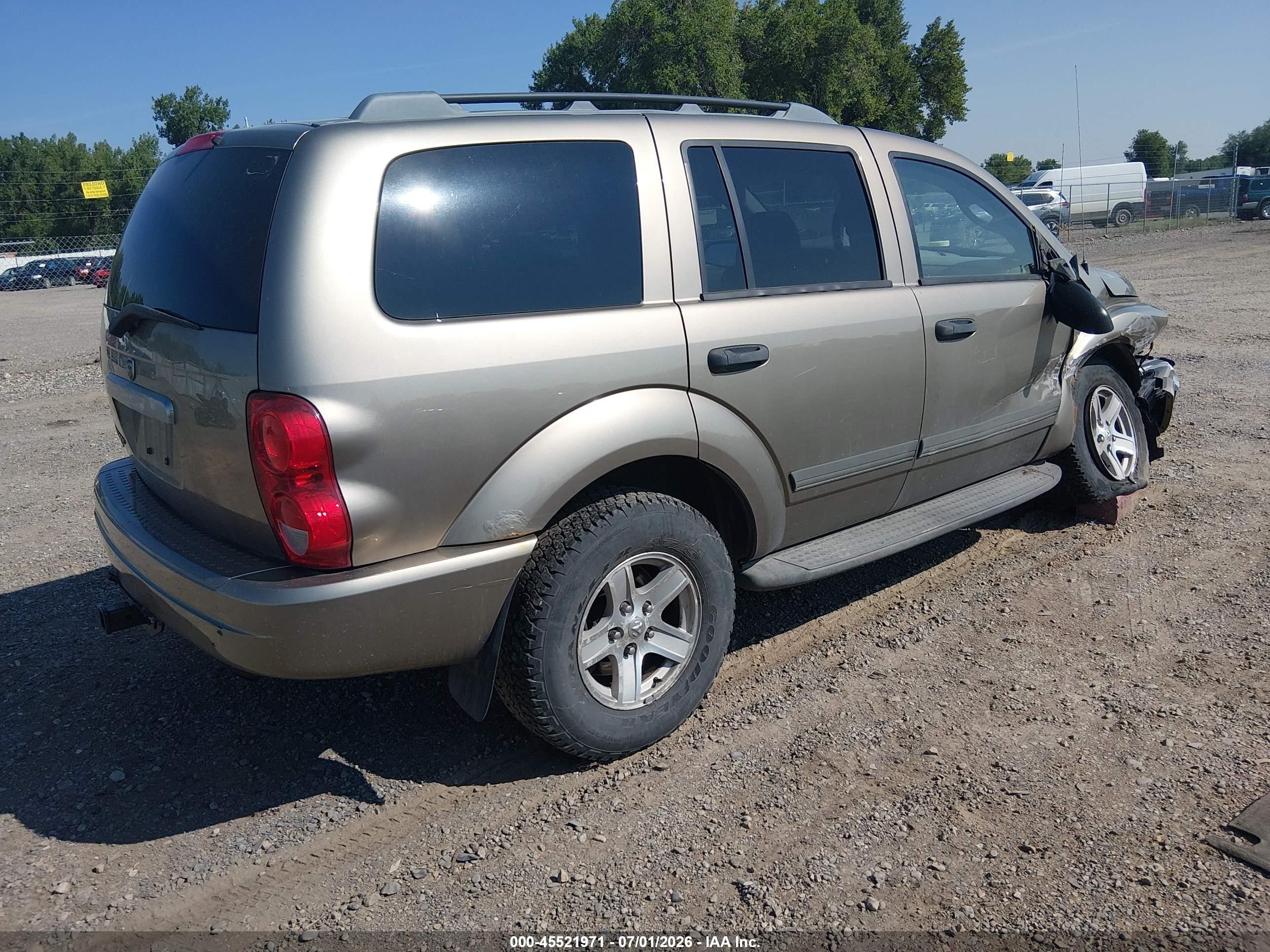 2006 Dodge Durango Slt Champagne vin: 1D4HB48N76F151379