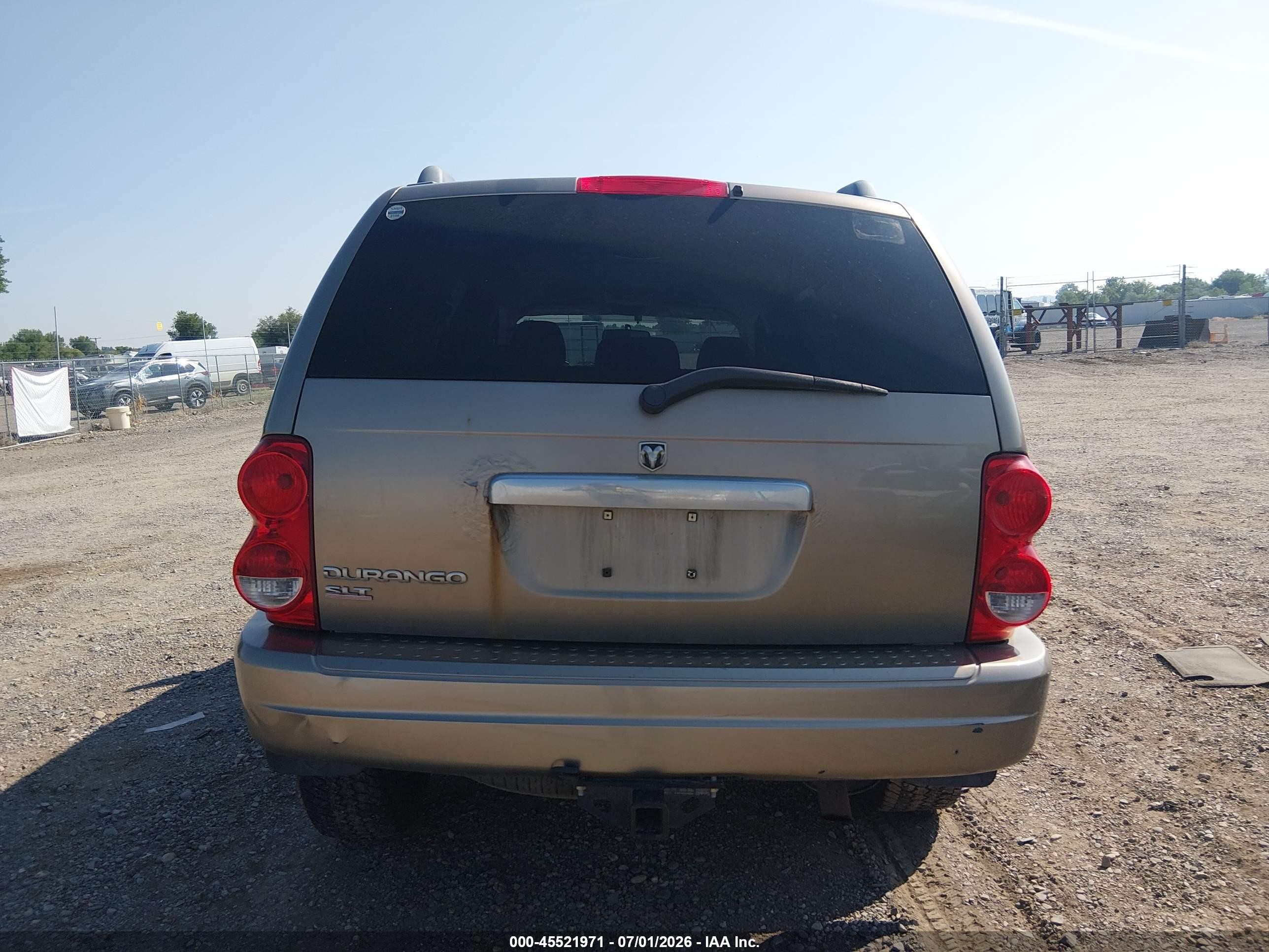 2006 Dodge Durango Slt Champagne vin: 1D4HB48N76F151379