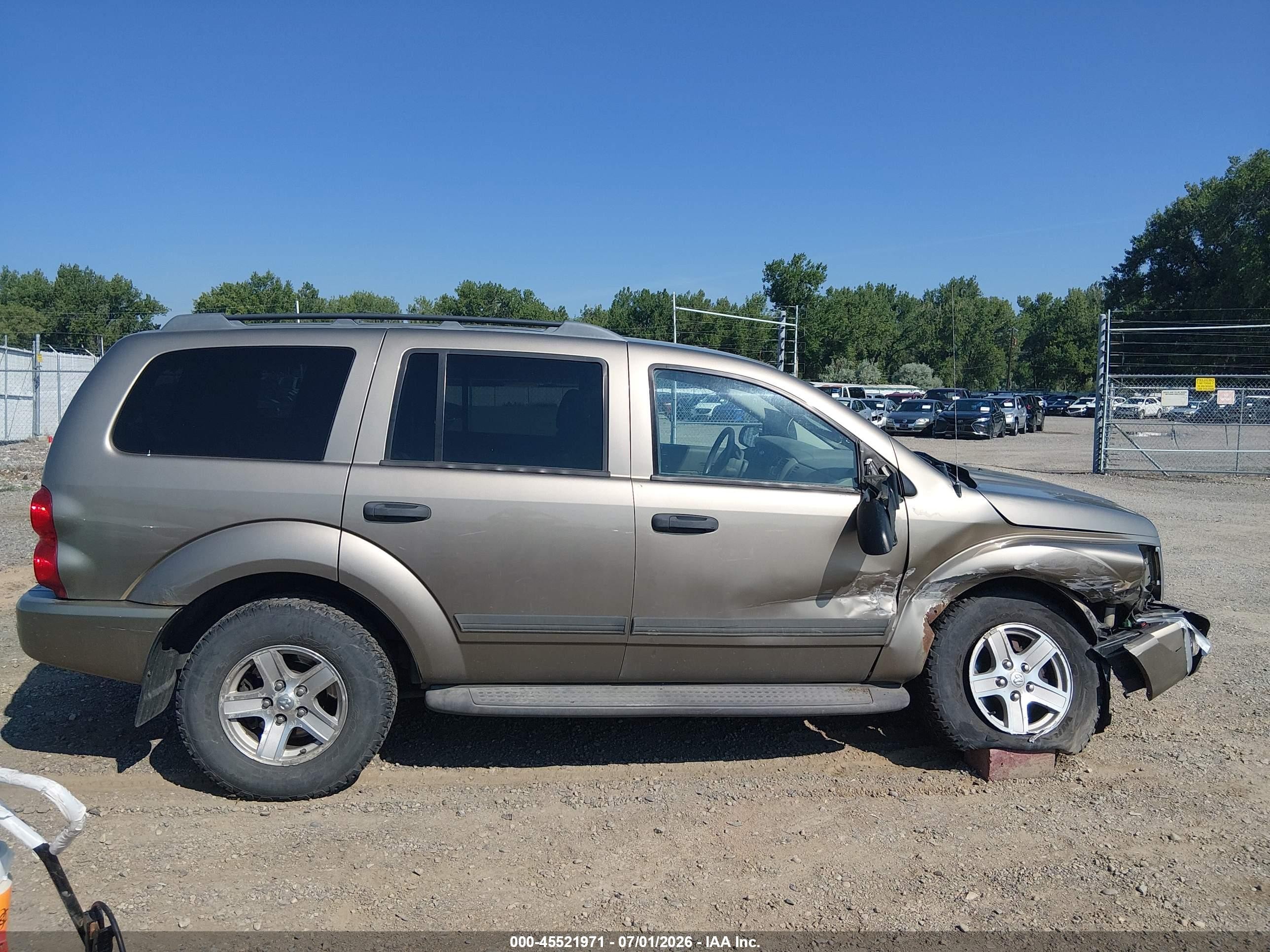 2006 Dodge Durango Slt Champagne vin: 1D4HB48N76F151379