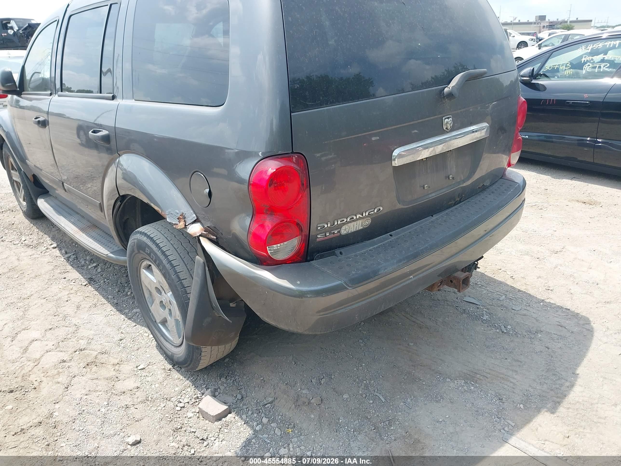 2004 Dodge Durango Slt Gray vin: 1D4HB48N84F106514