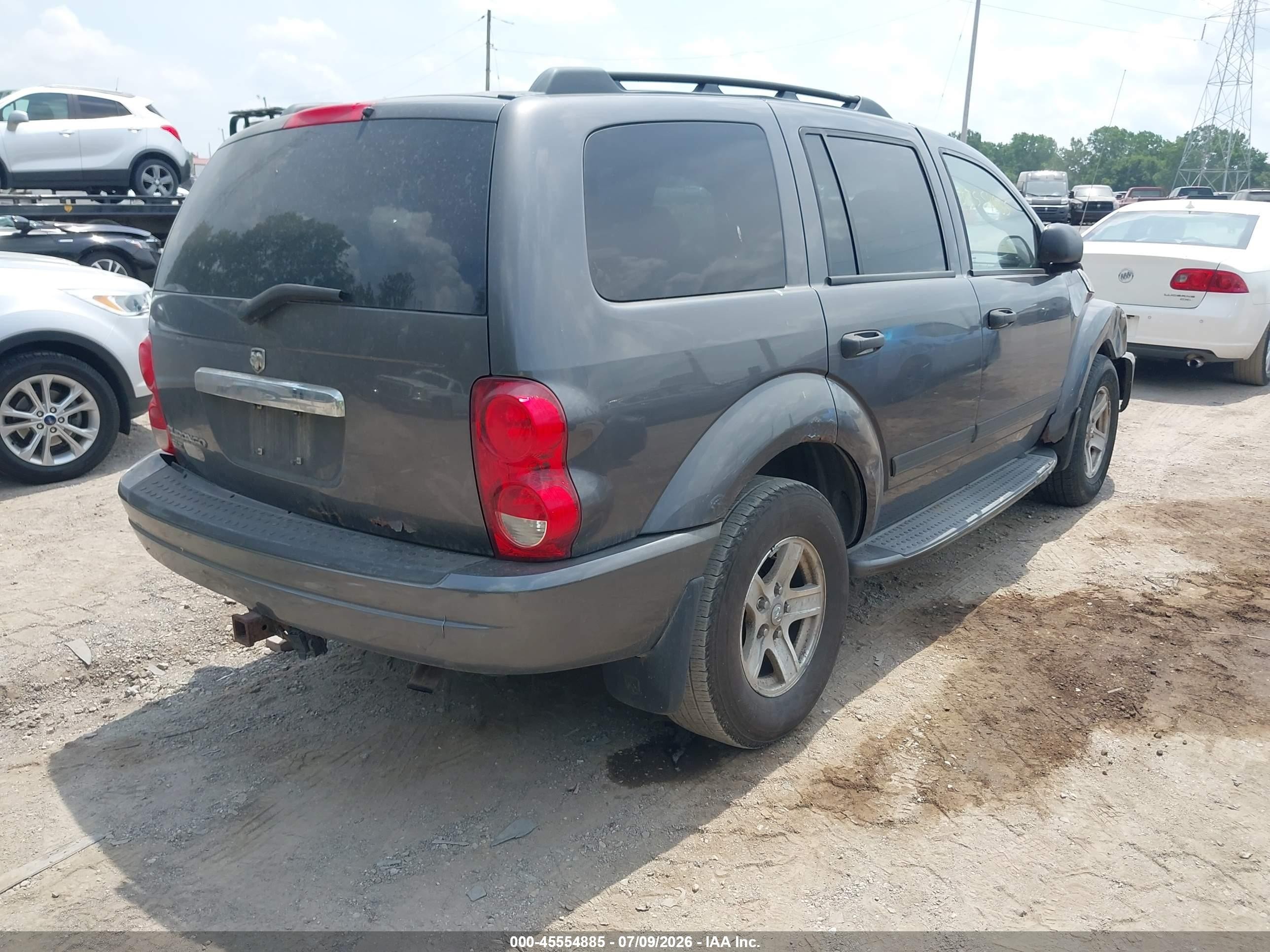 2004 Dodge Durango Slt Gray vin: 1D4HB48N84F106514