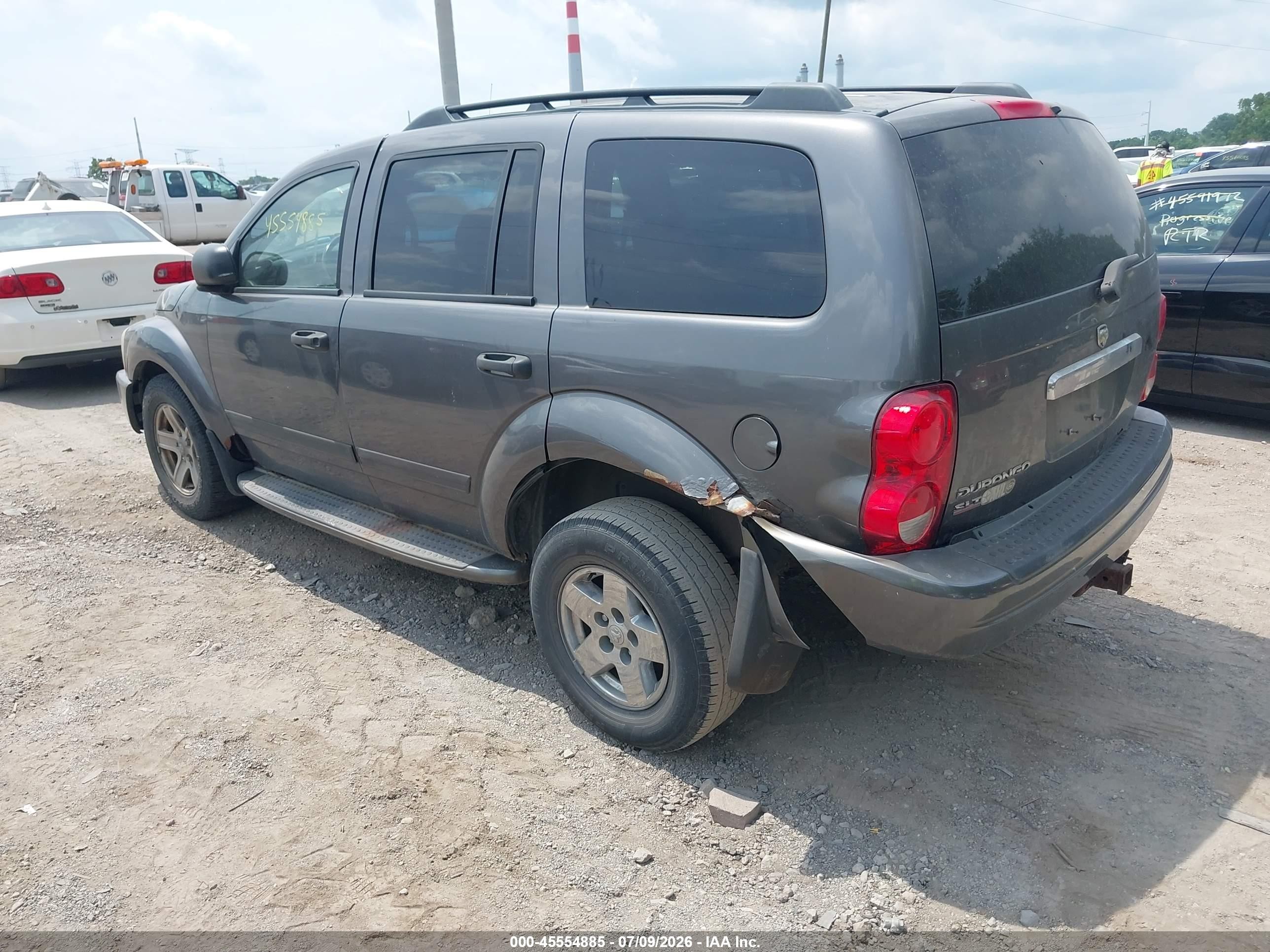 2004 Dodge Durango Slt Gray vin: 1D4HB48N84F106514