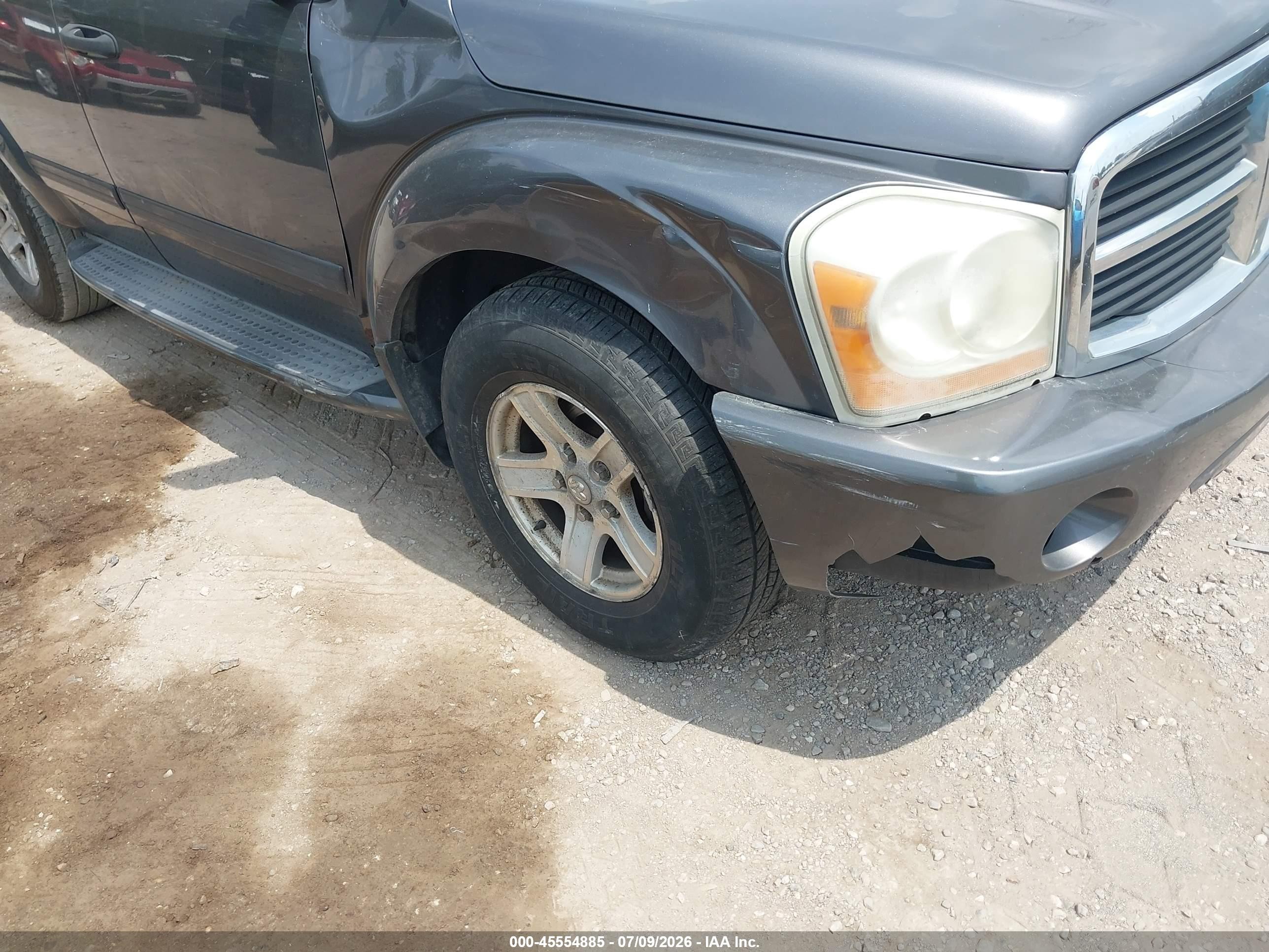 2004 Dodge Durango Slt Gray vin: 1D4HB48N84F106514