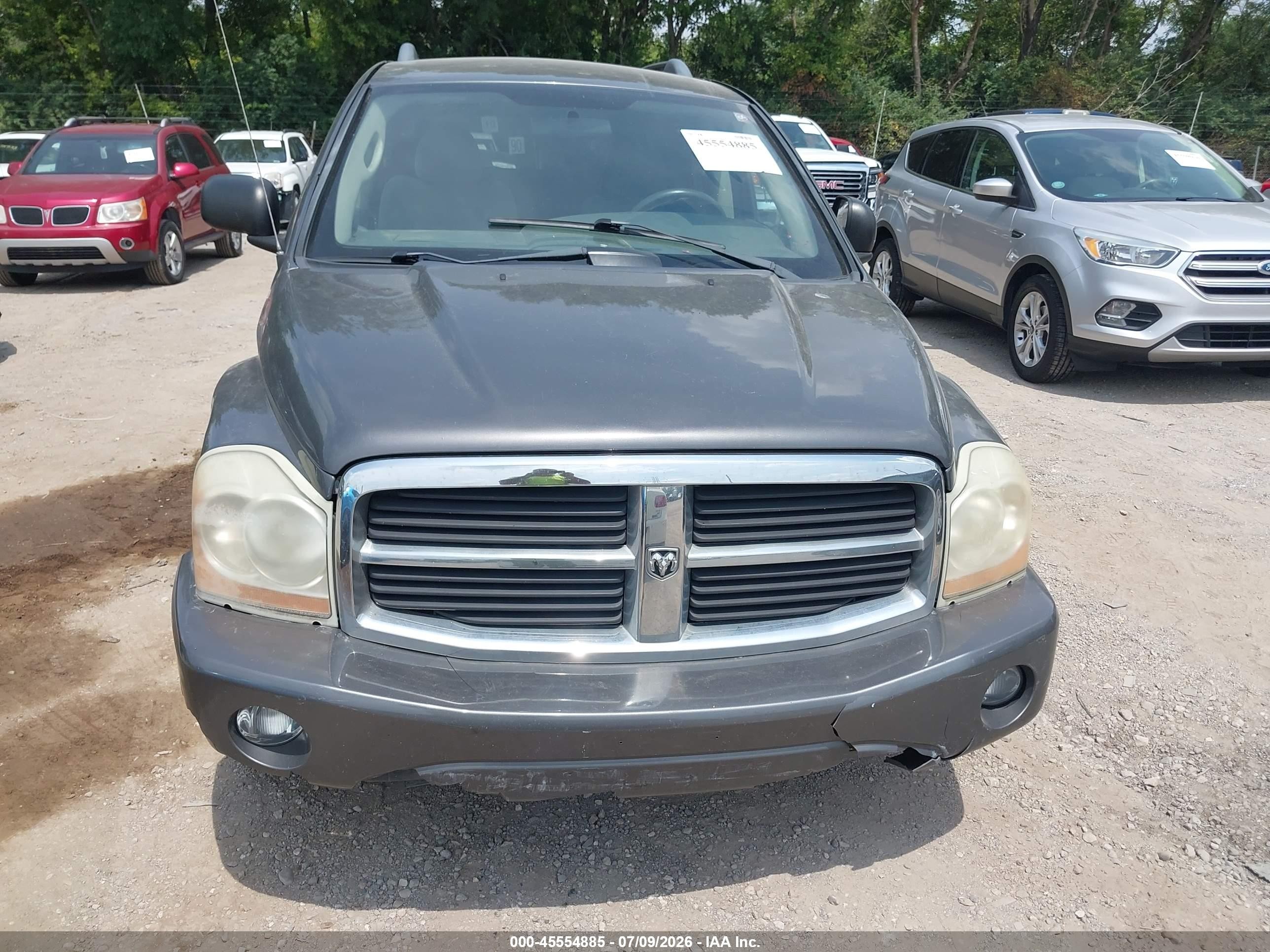 2004 Dodge Durango Slt Gray vin: 1D4HB48N84F106514