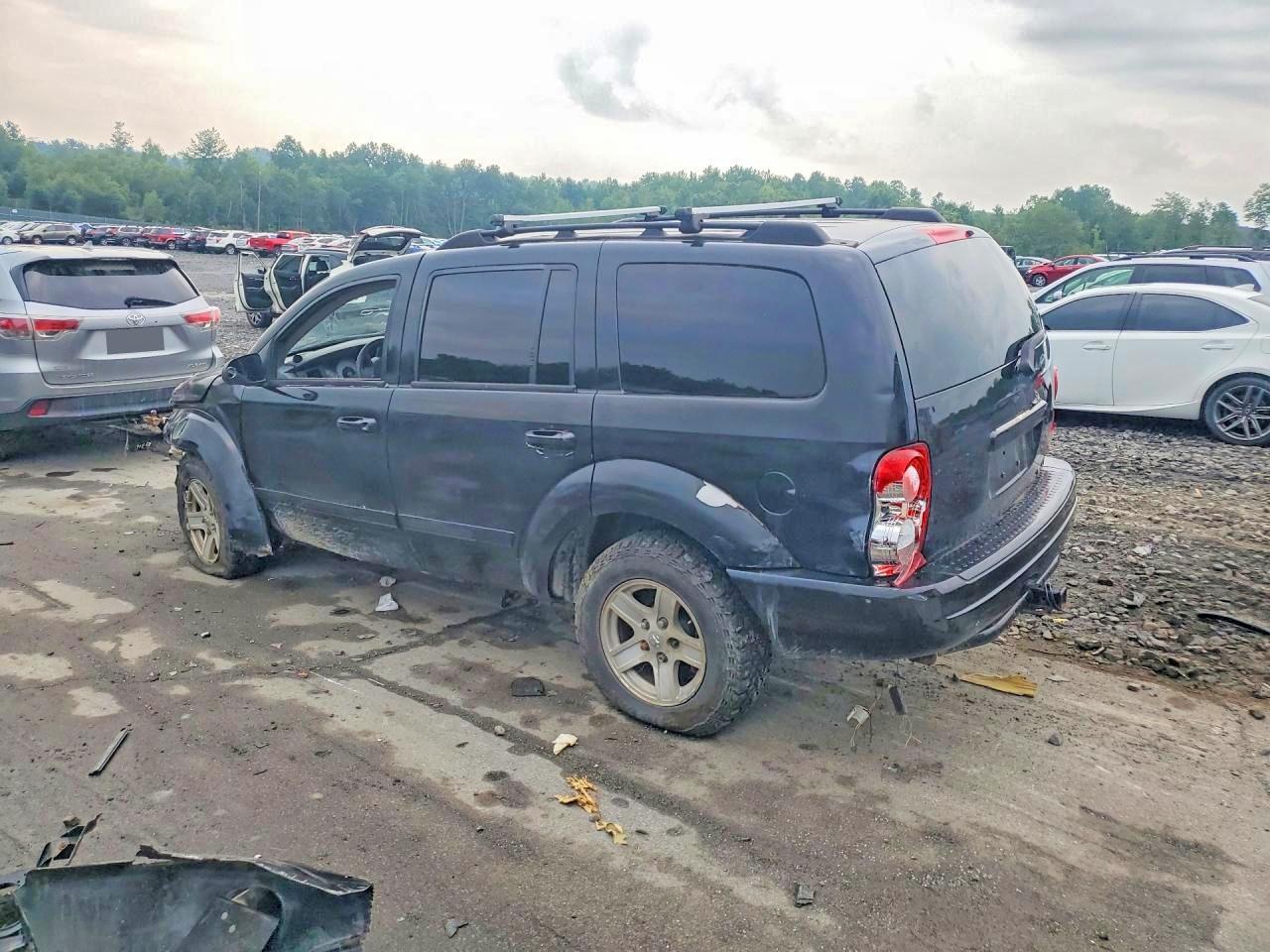 2006 Dodge Durango Slt Black vin: 1D4HB48N86F182995