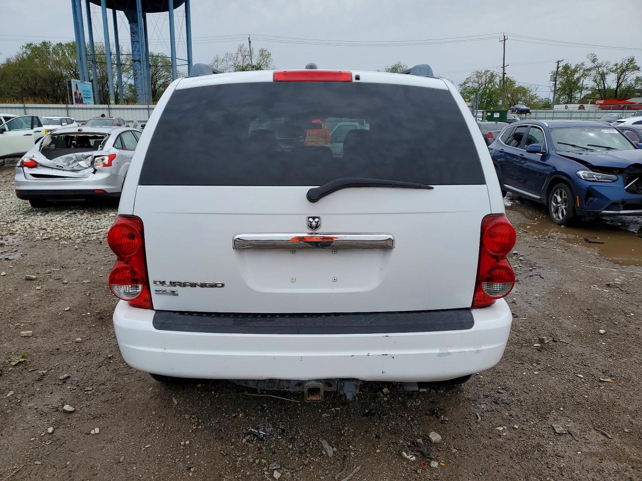 2005 Dodge Durango Белый vin: 1D4HB48N95F601144