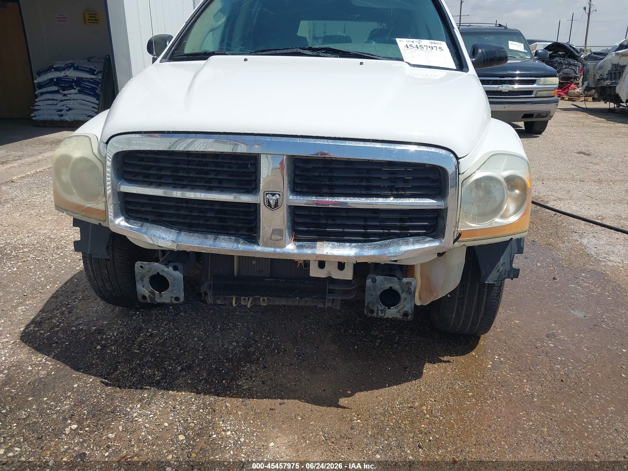 2005 Dodge Durango Slt White vin: 1D4HB48NX5F535753