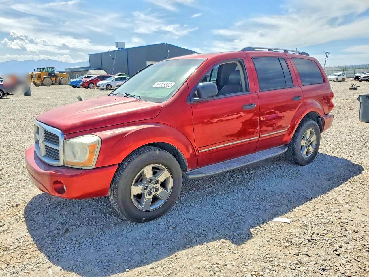 2006 Dodge Durango Limited Red vin: 1D4HB58216F169792