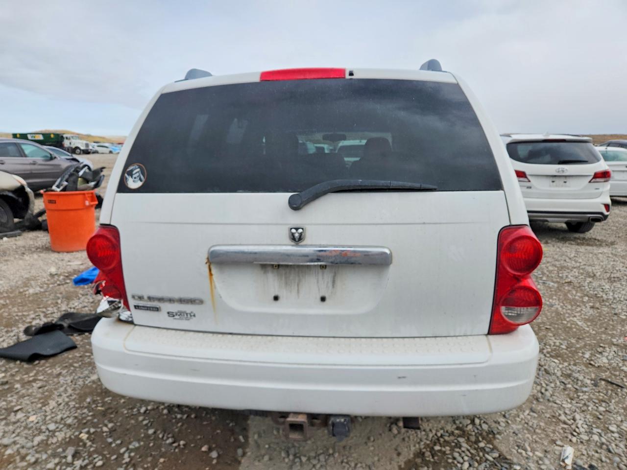 2006 Dodge Durango Limited White vin: 1D4HB58266F140623