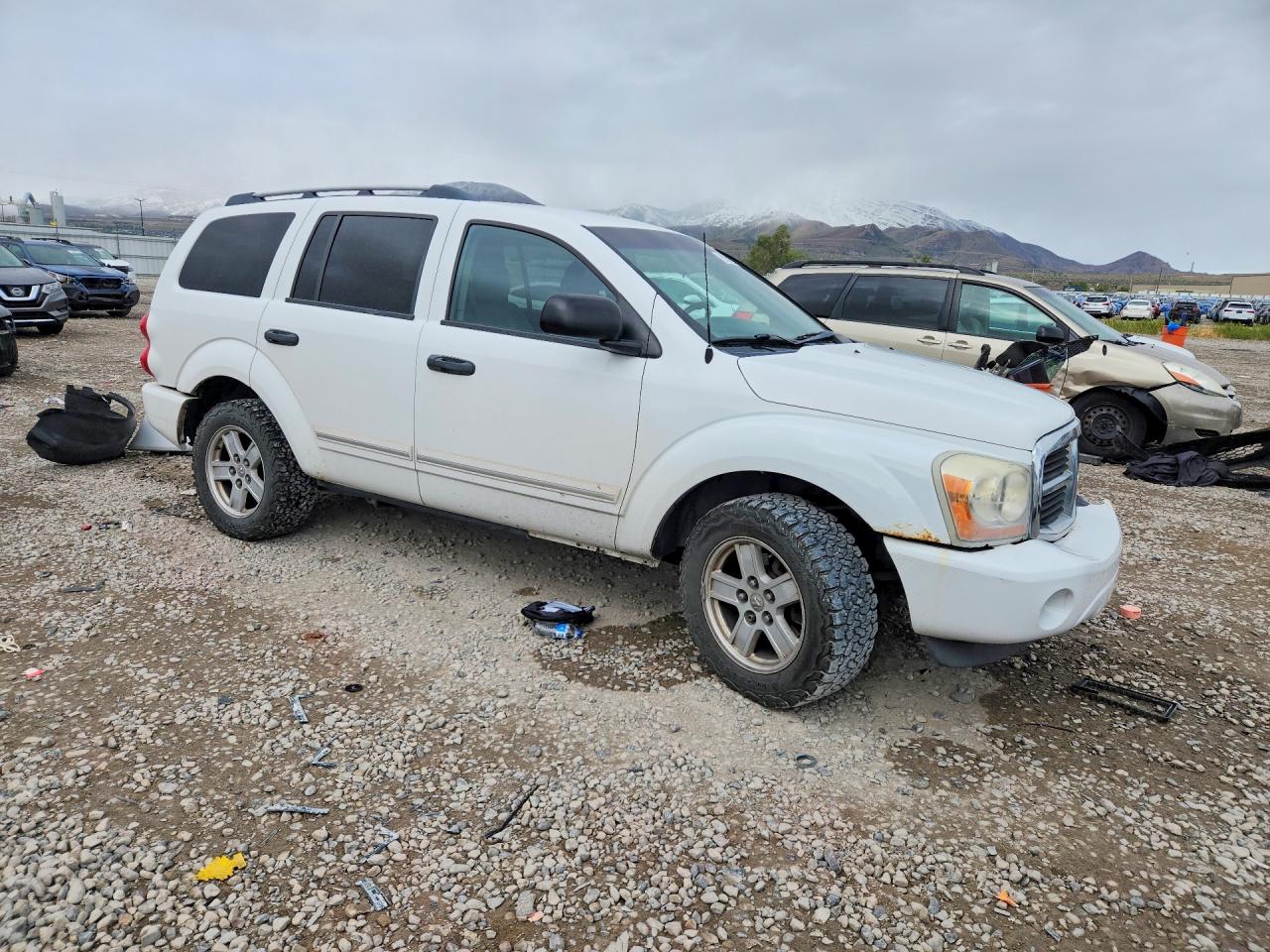 2006 Dodge Durango Limited White vin: 1D4HB58266F140623
