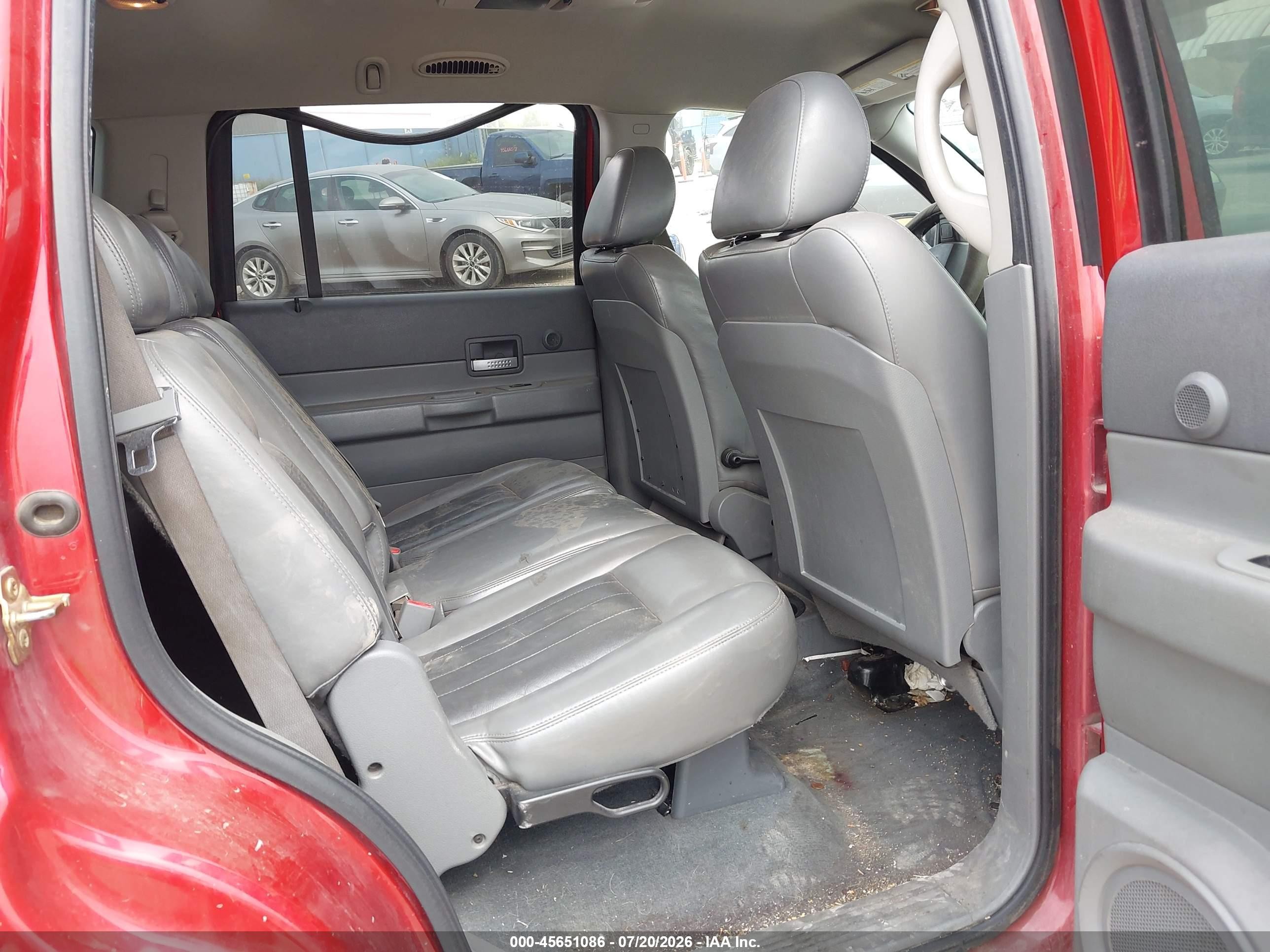 2006 Dodge Durango Limited Red vin: 1D4HB58296F127967
