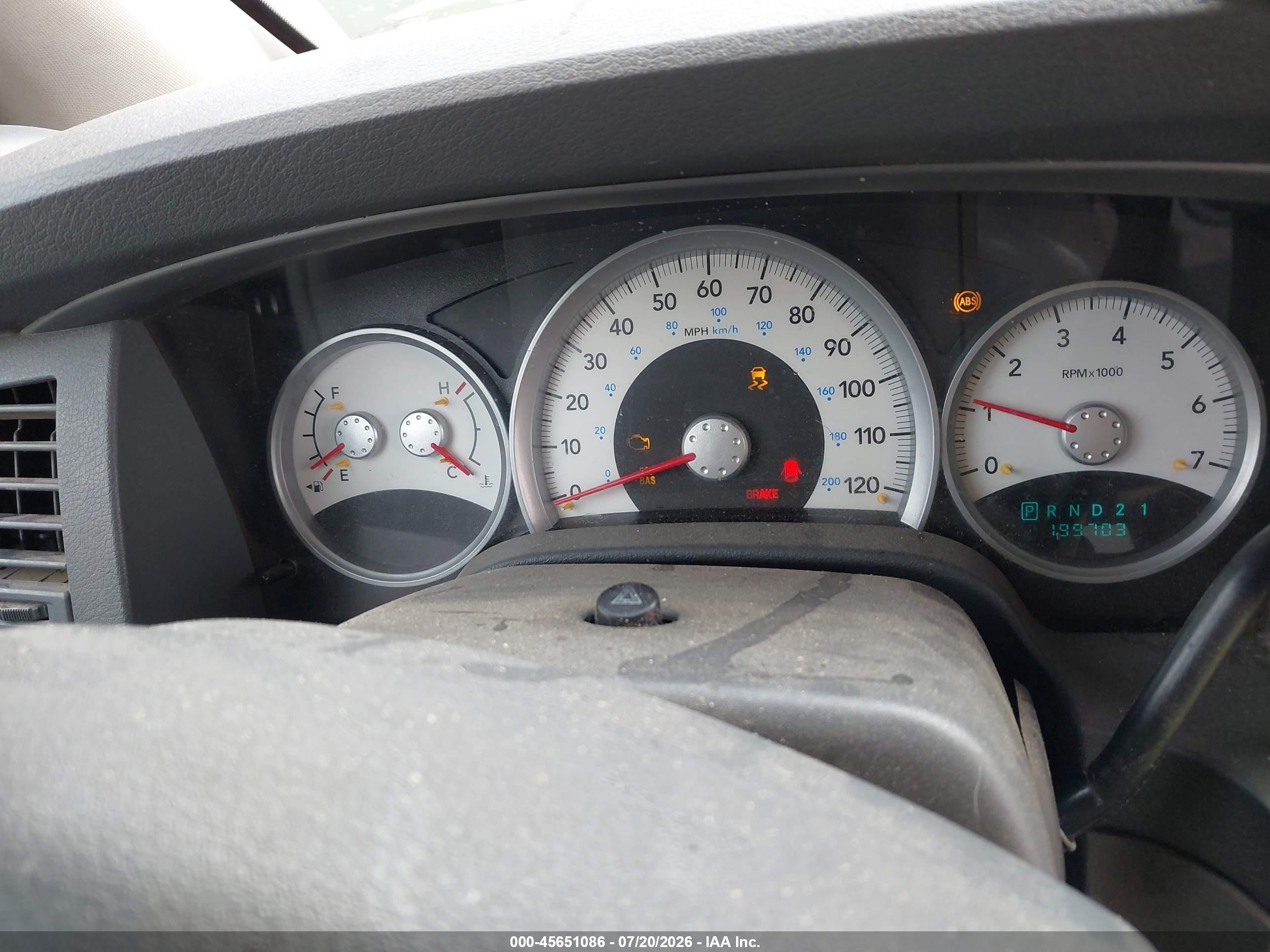 2006 Dodge Durango Limited Red vin: 1D4HB58296F127967