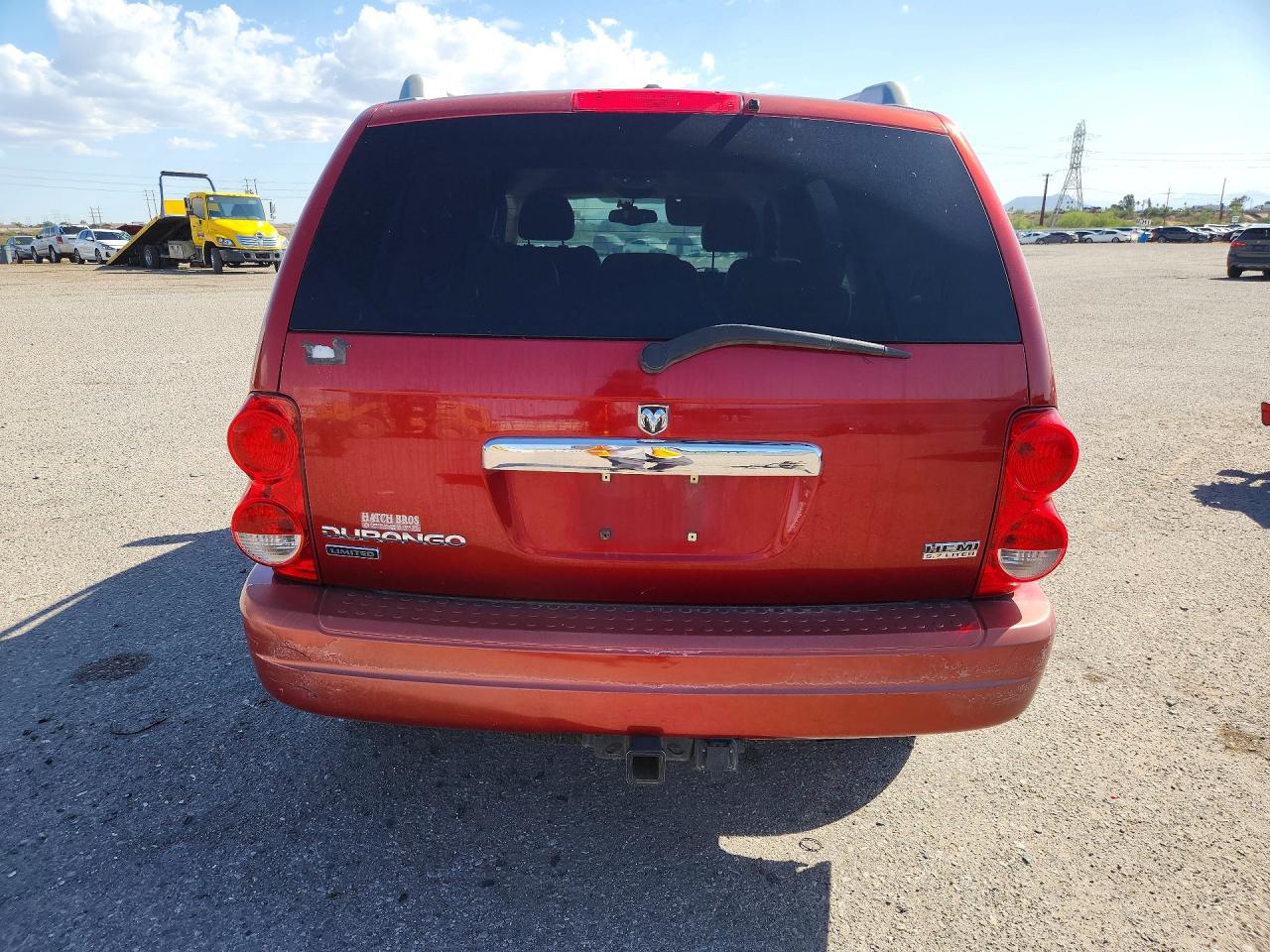 2006 Dodge Durango Limited Red vin: 1D4HB582X6F105198