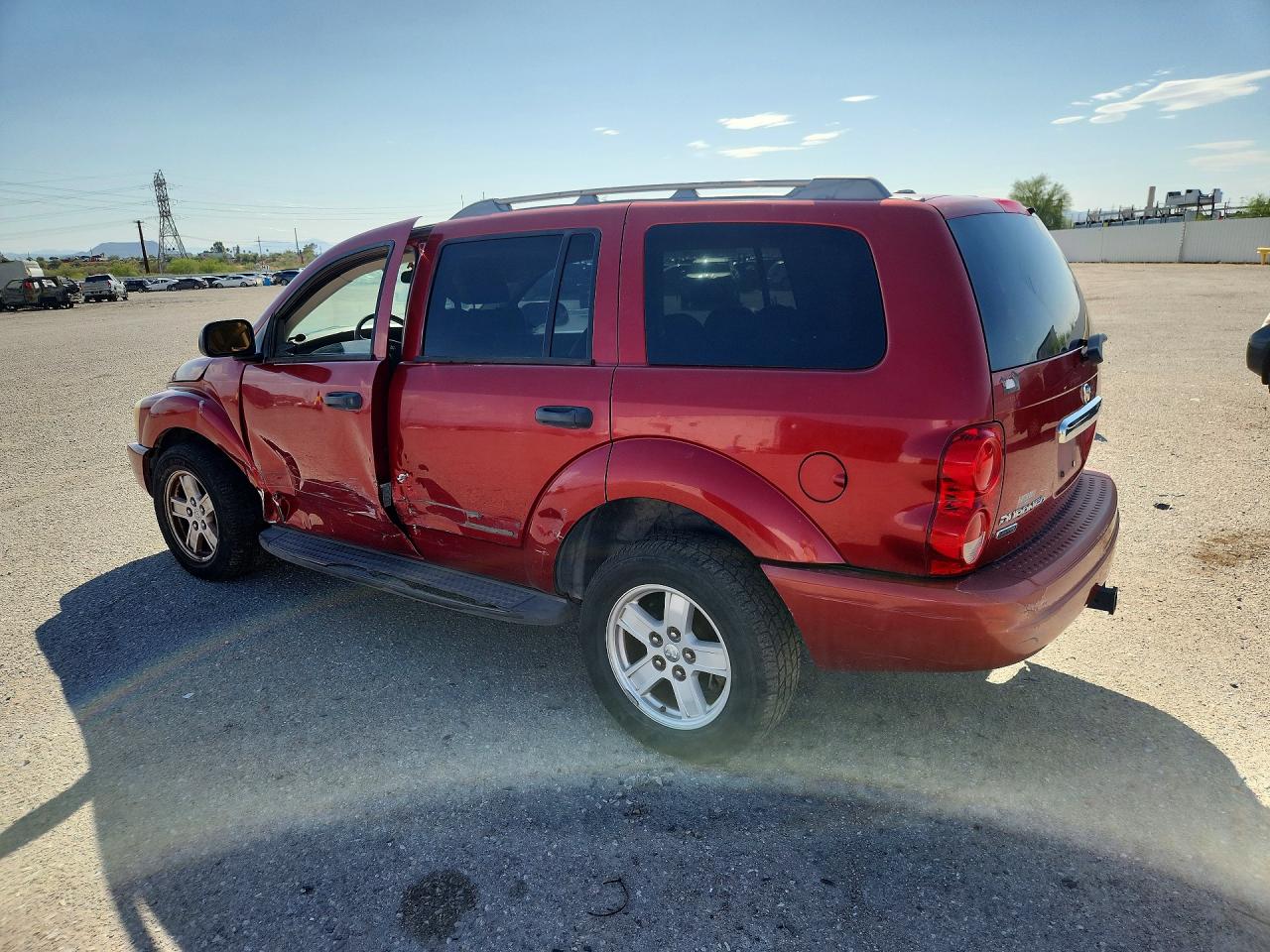 2006 Dodge Durango Limited Red vin: 1D4HB582X6F105198