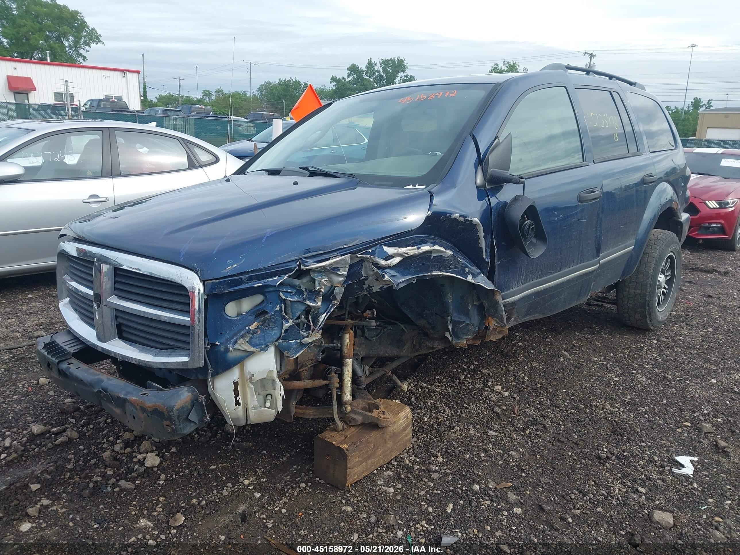 2005 Dodge Durango Limited Blue vin: 1D4HB58D35F531699