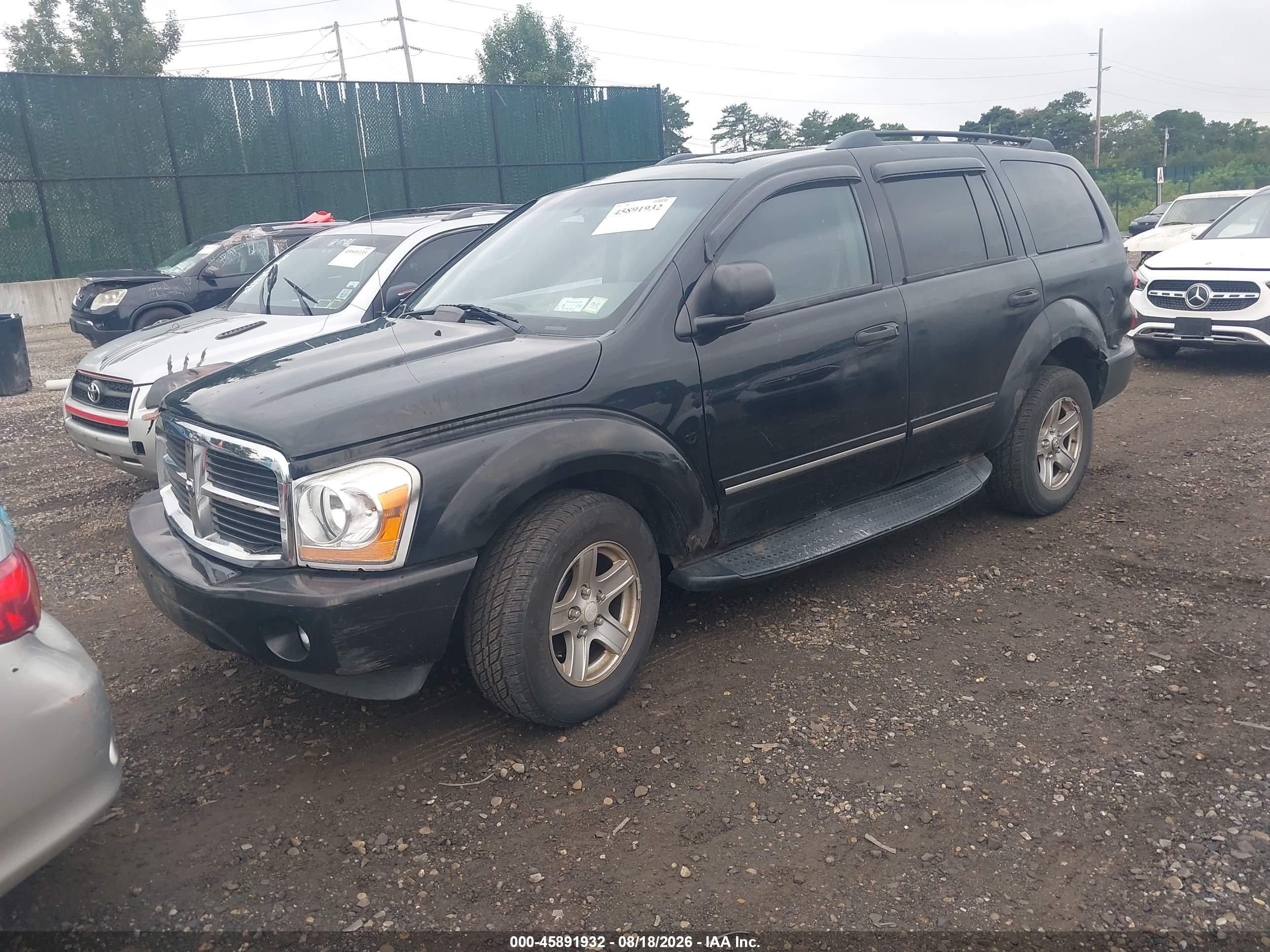 2005 Dodge Durango Limited Black vin: 1D4HB58D35F609835