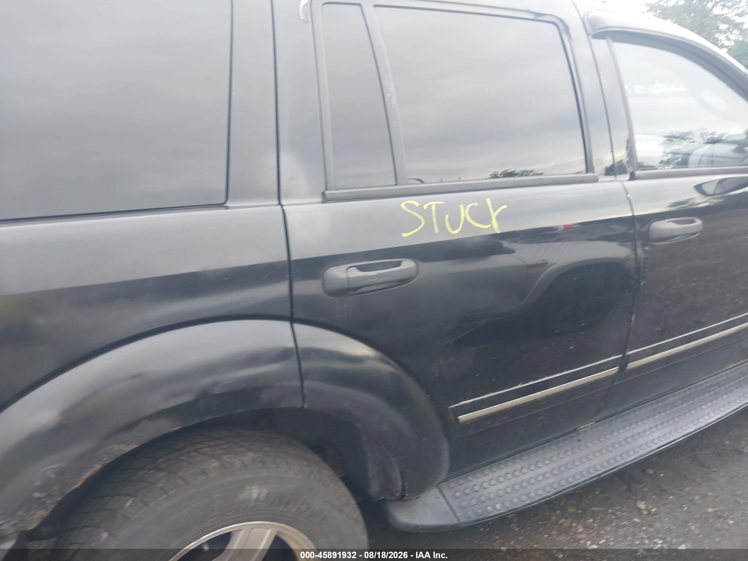 2005 Dodge Durango Limited Black vin: 1D4HB58D35F609835
