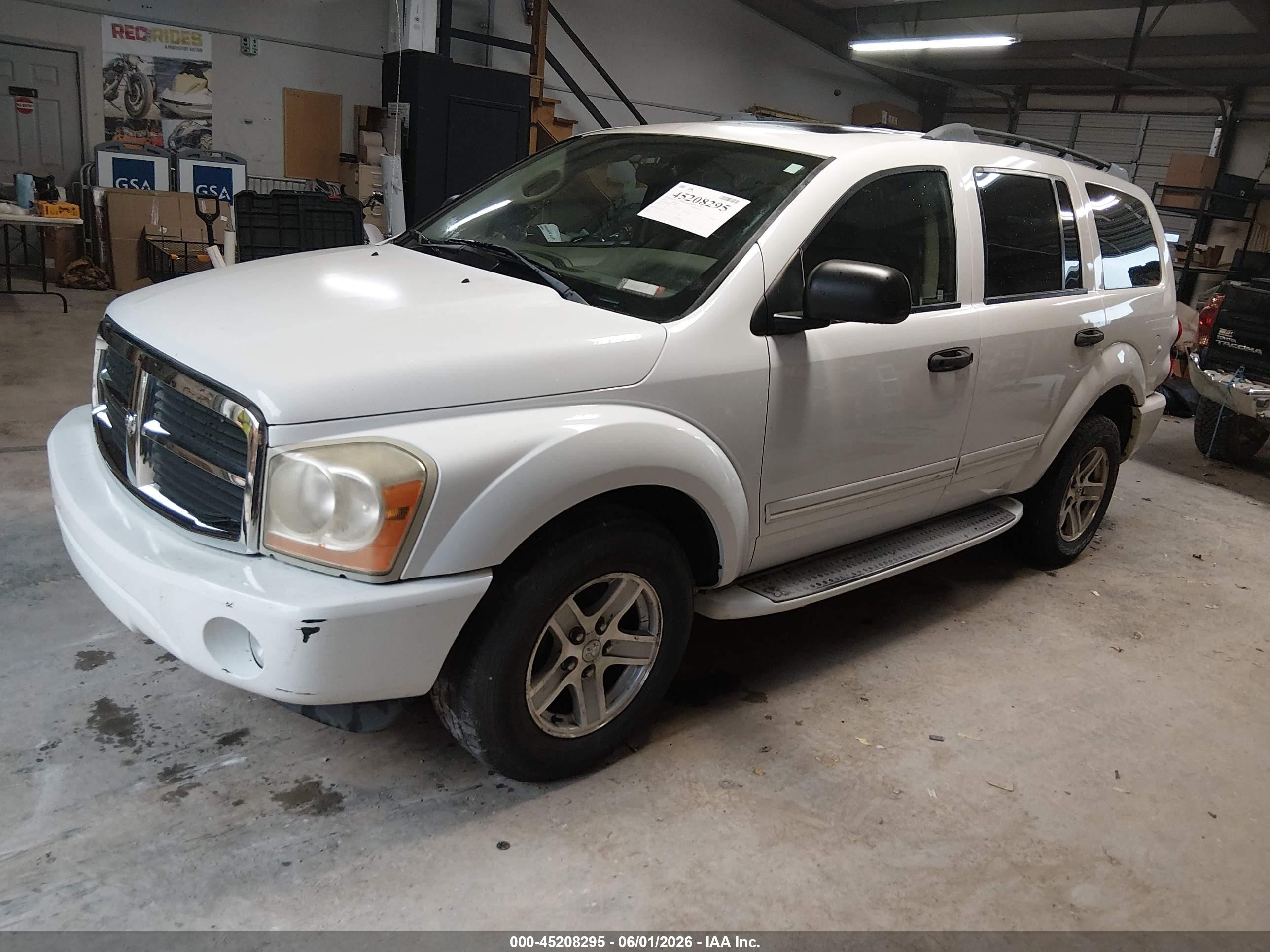 2005 Dodge Durango Limited White vin: 1D4HB58D85F518754