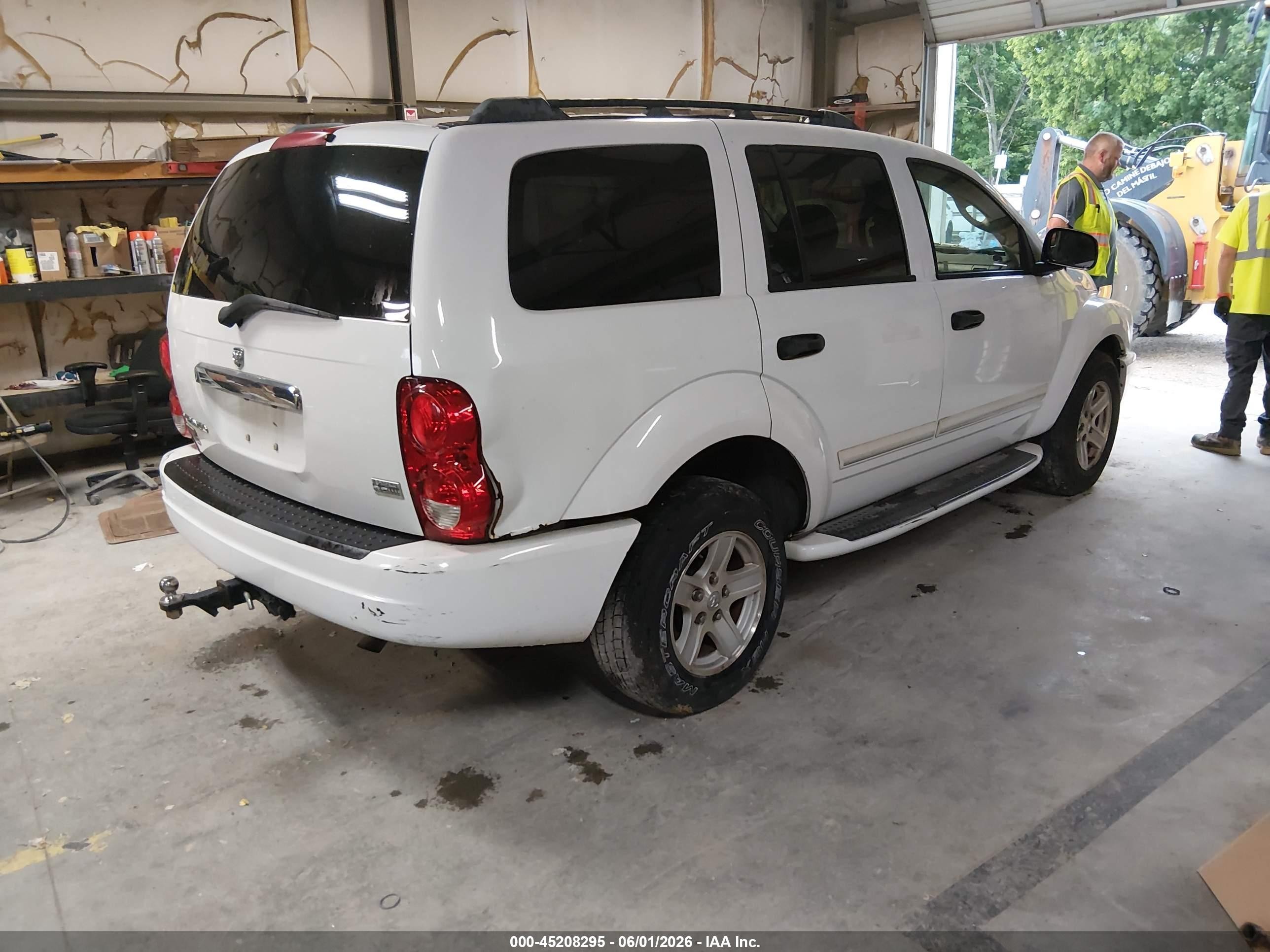 2005 Dodge Durango Limited White vin: 1D4HB58D85F518754