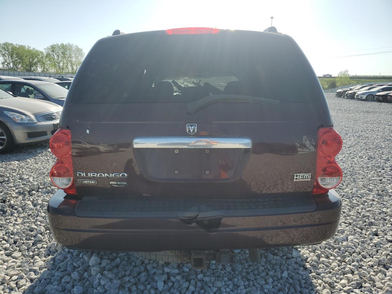 2004 Dodge Durango Limited Темно-бордовый vin: 1D4HB58D94F214850