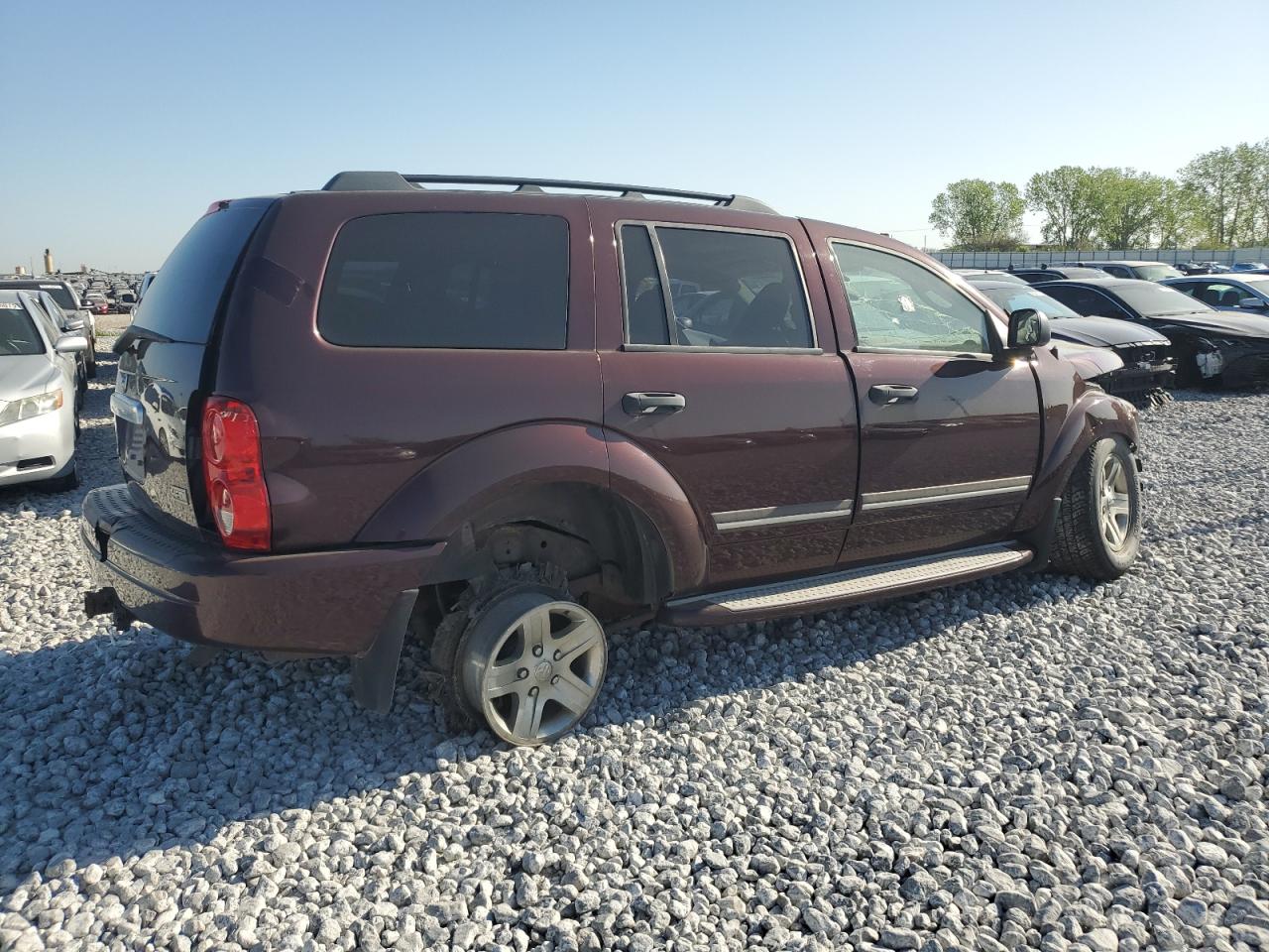 2004 Dodge Durango Limited Темно-бордовый vin: 1D4HB58D94F214850