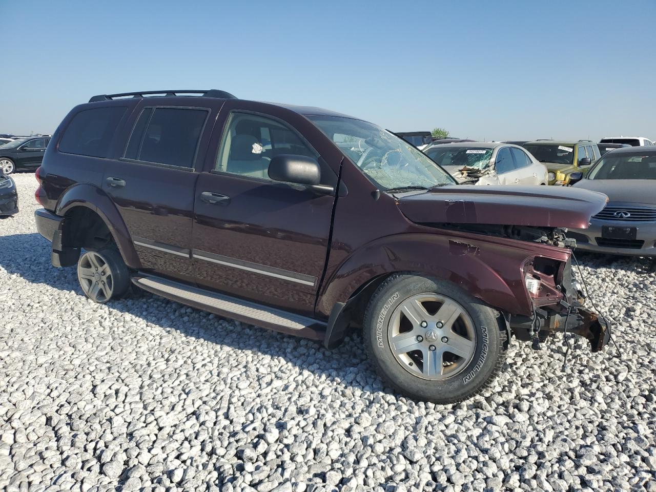 2004 Dodge Durango Limited Темно-бордовый vin: 1D4HB58D94F214850