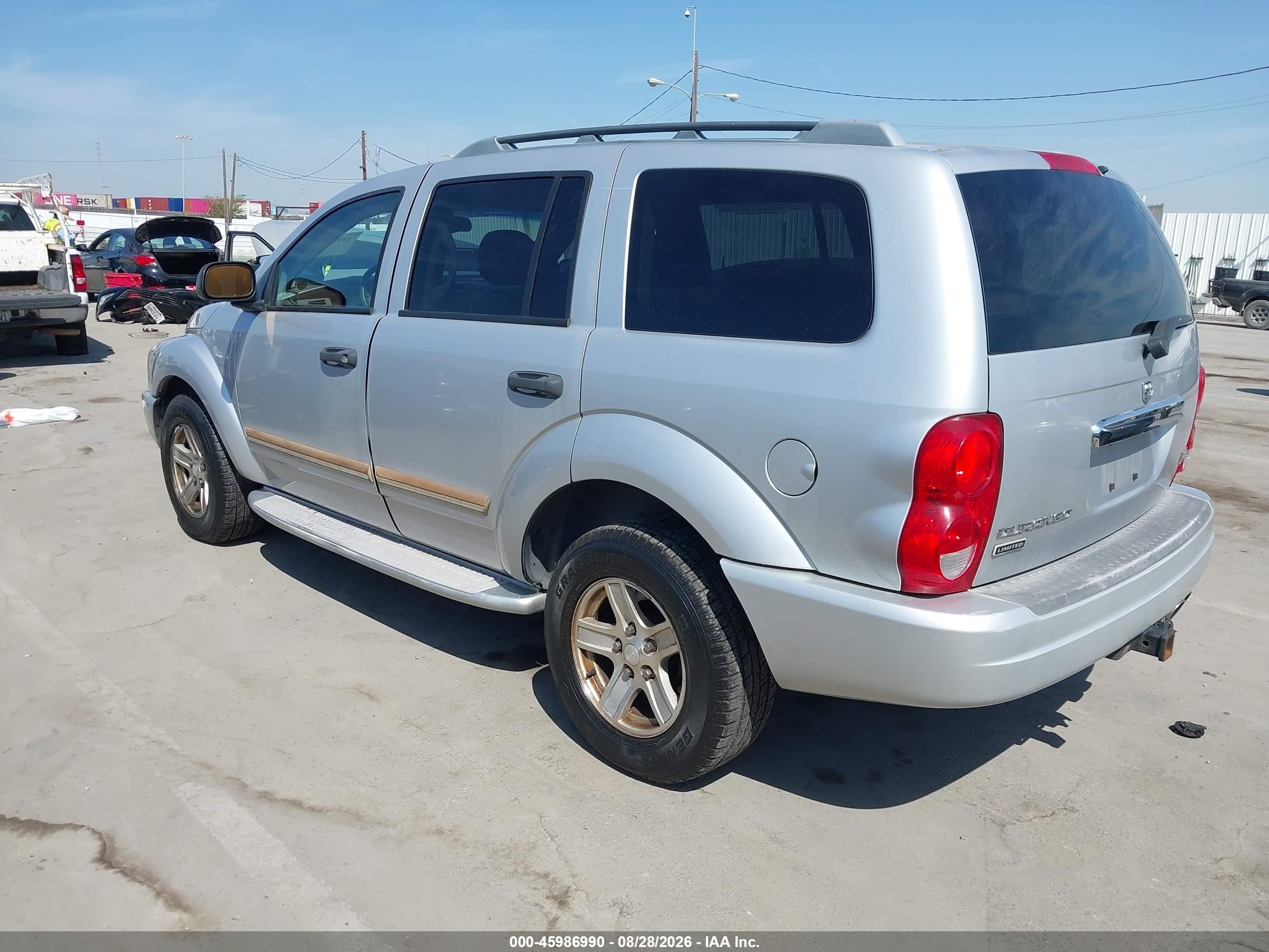 2004 Dodge Durango Limited Silver vin: 1D4HB58DX4F240681