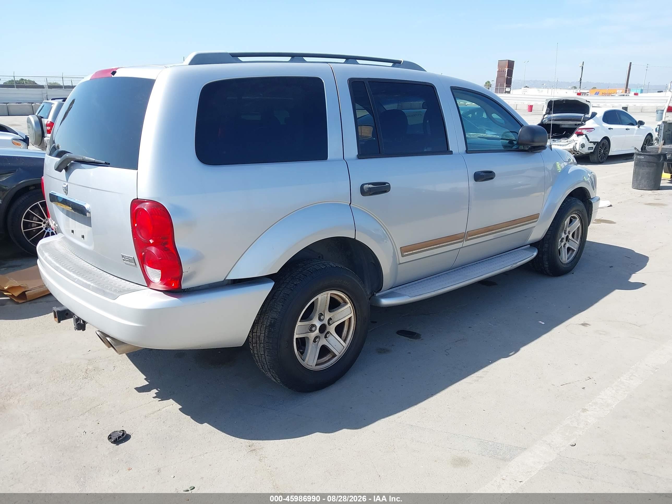 2004 Dodge Durango Limited Silver vin: 1D4HB58DX4F240681