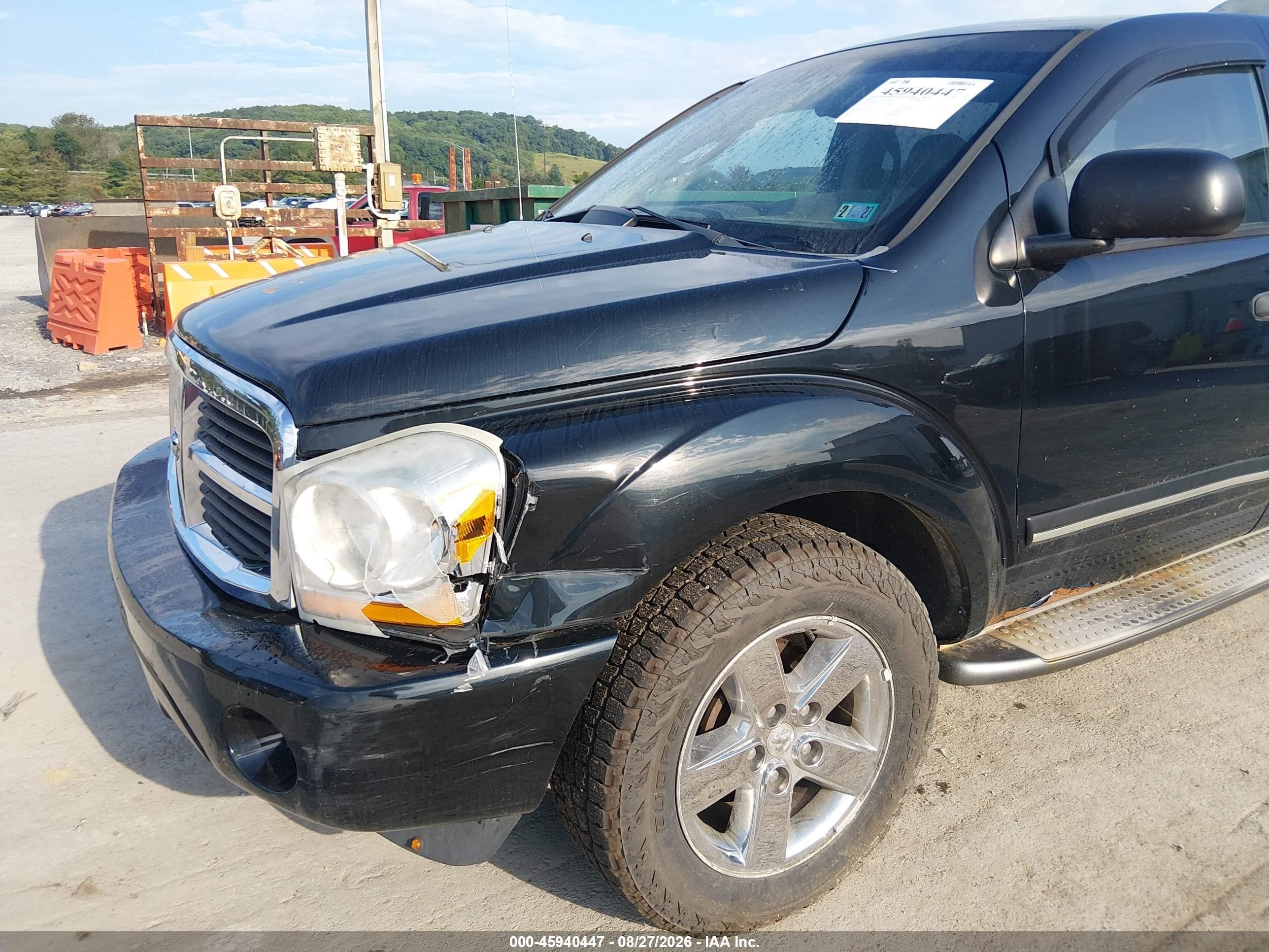 2006 Dodge Durango Limited Black vin: 1D4HB58N06F135188