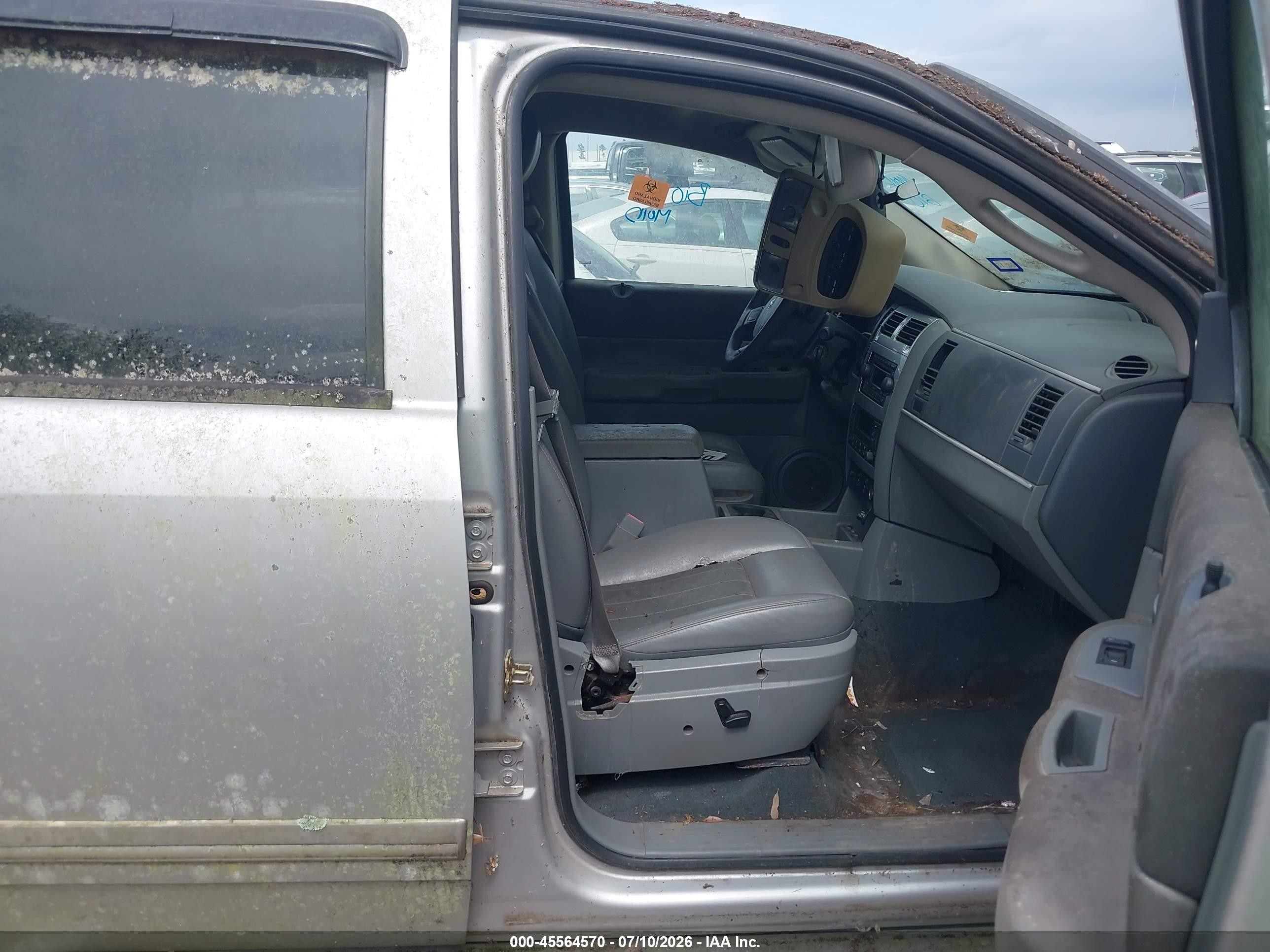 2006 Dodge Durango Limited Серебряный vin: 1D4HB58N76F139612