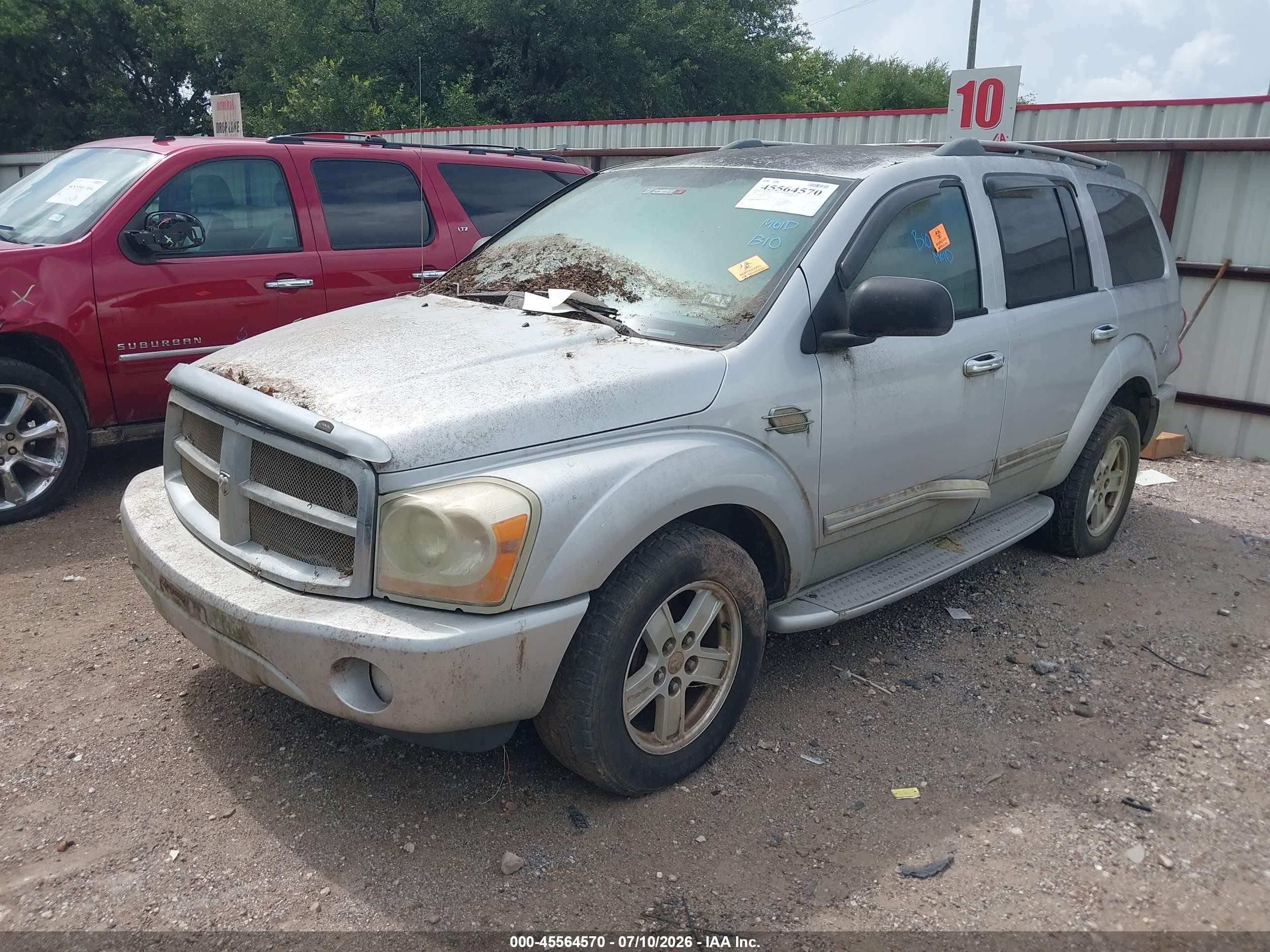 2006 Dodge Durango Limited Серебряный vin: 1D4HB58N76F139612