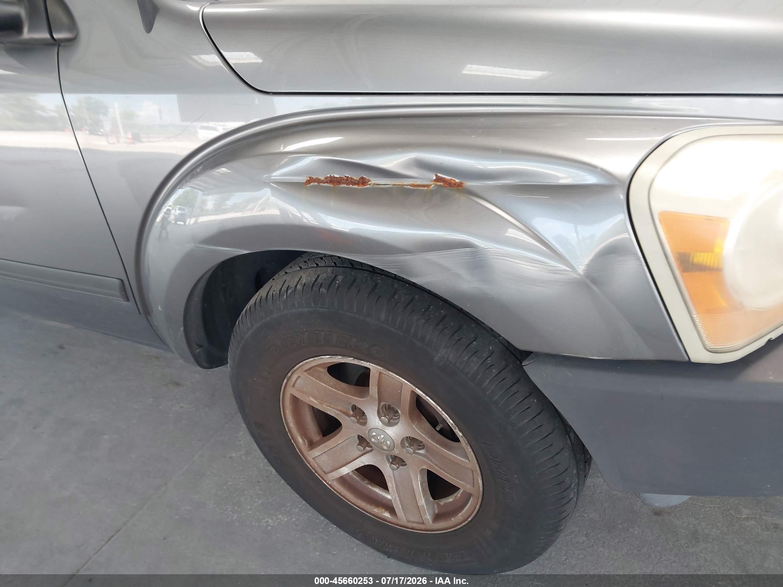 2006 Dodge Durango Sxt Gray vin: 1D4HD38K66F187588