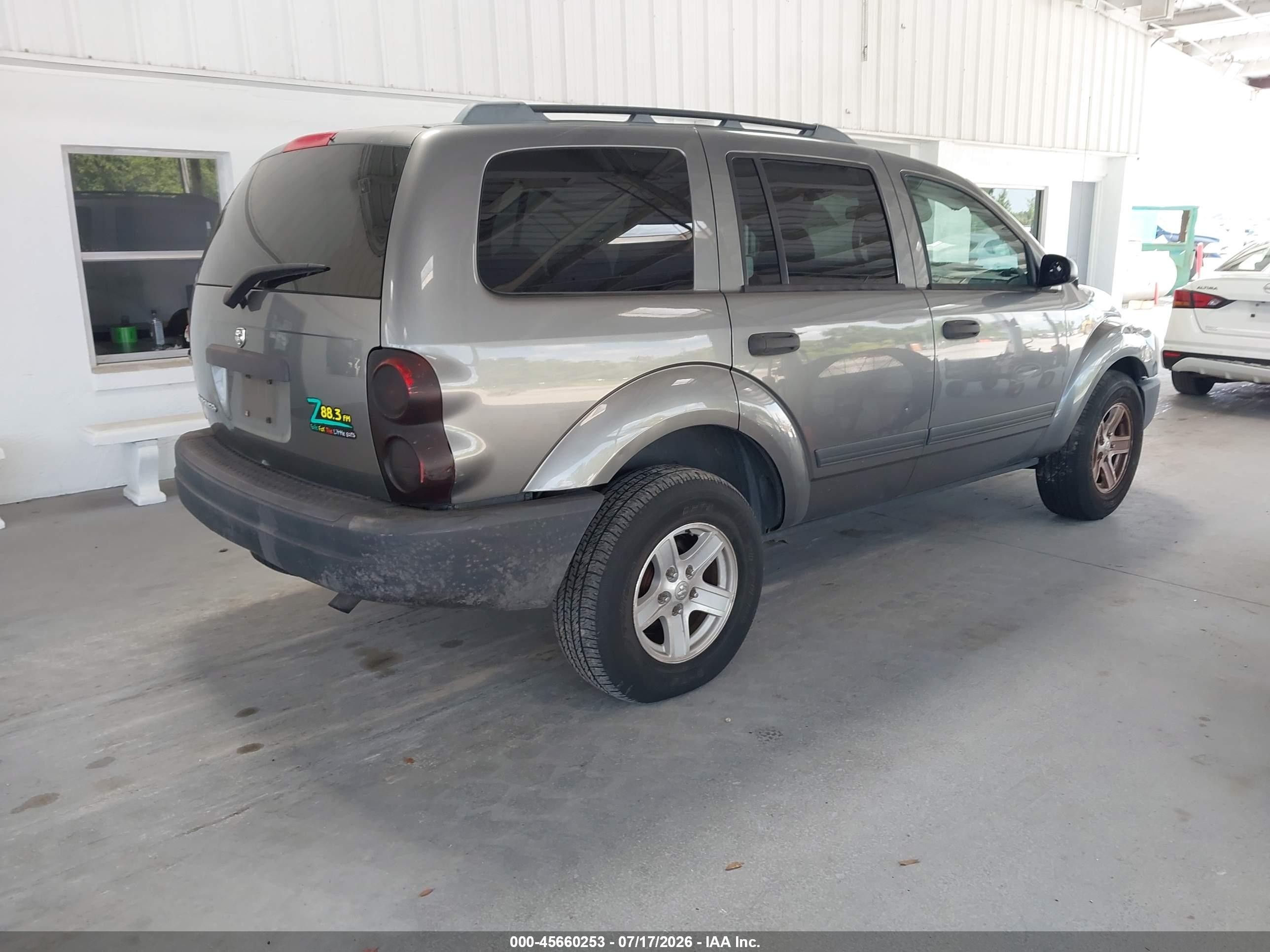 2006 Dodge Durango Sxt Gray vin: 1D4HD38K66F187588