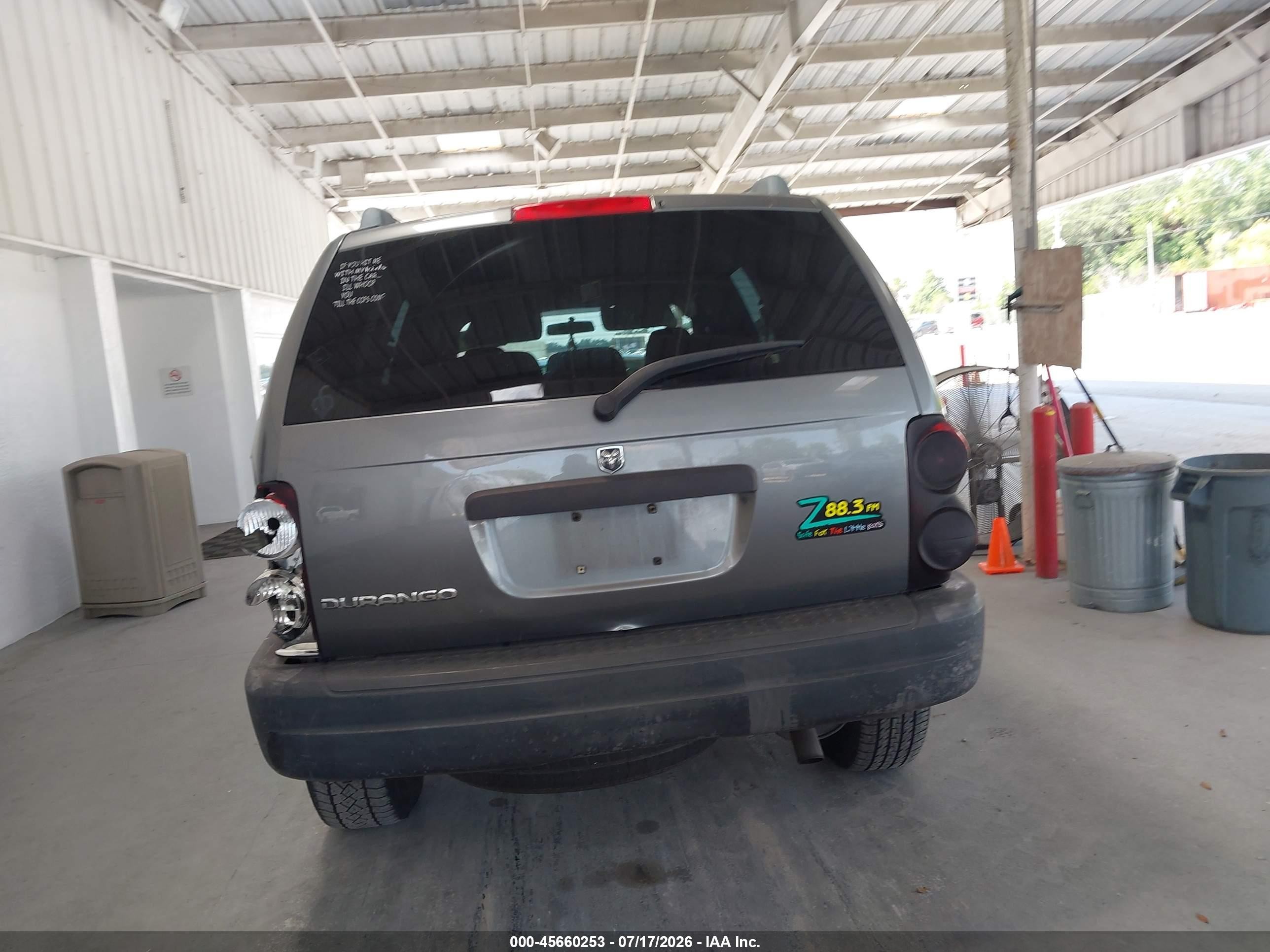 2006 Dodge Durango Sxt Gray vin: 1D4HD38K66F187588